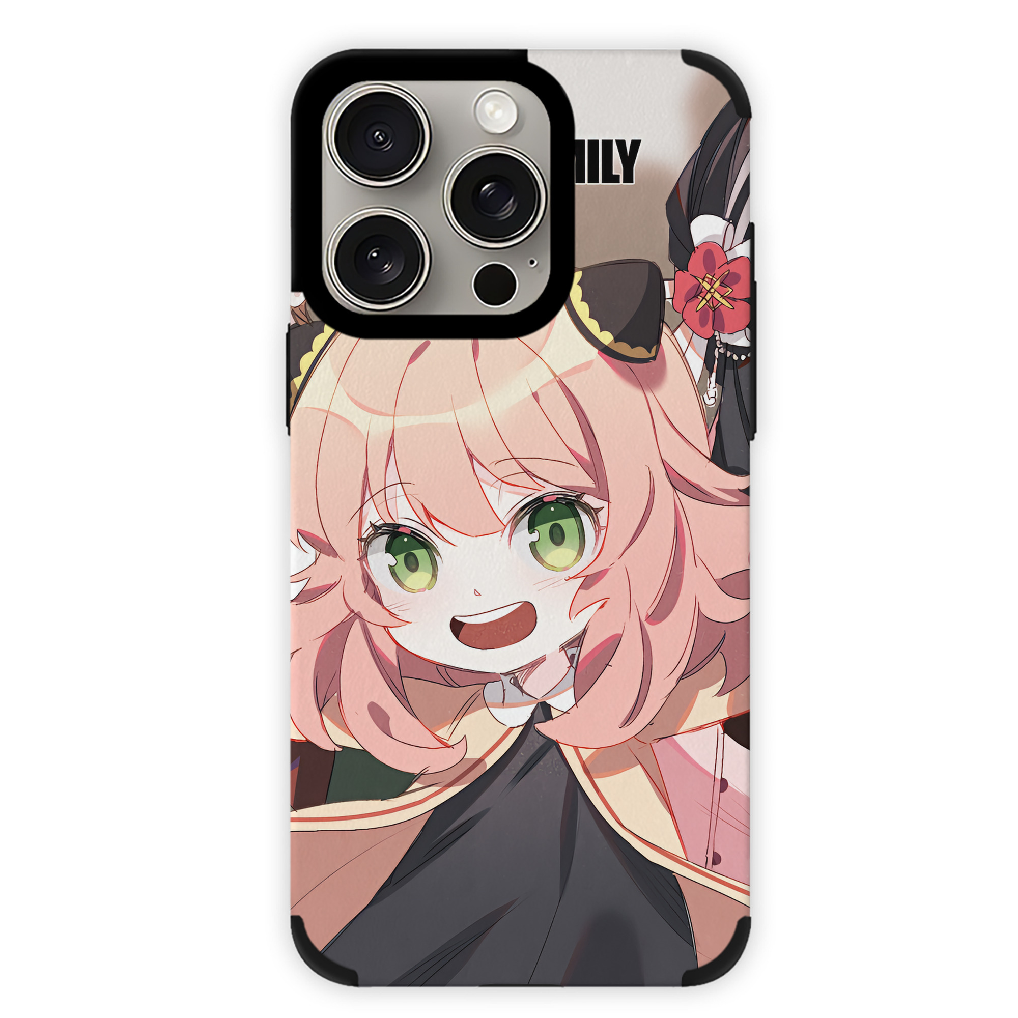 （画像用） SPY×FAMILY间谍家家酒 【iPhone15ProMax対応】 PUレザー スマホケース 耐衝撃＆黄変防止