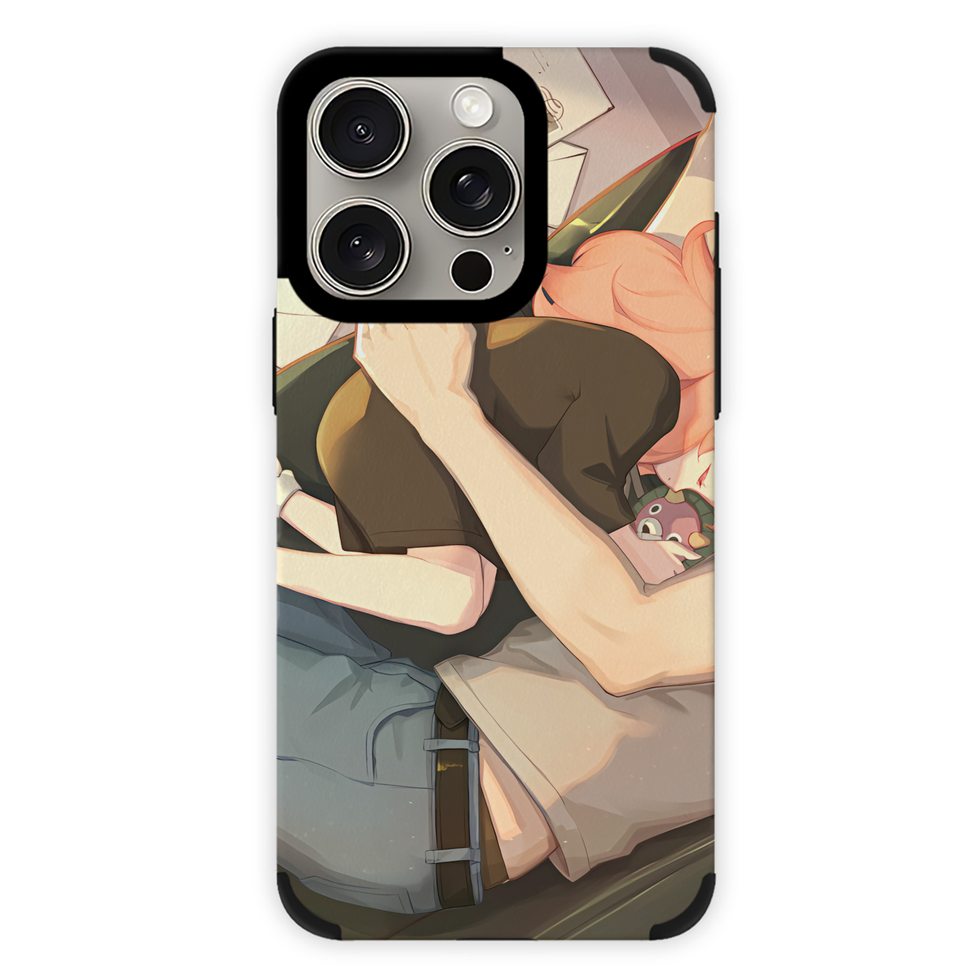 （画像用） SPY×FAMILY间谍家家酒 【iPhone15ProMax対応】 PUレザー スマホケース 耐衝撃＆黄変防止