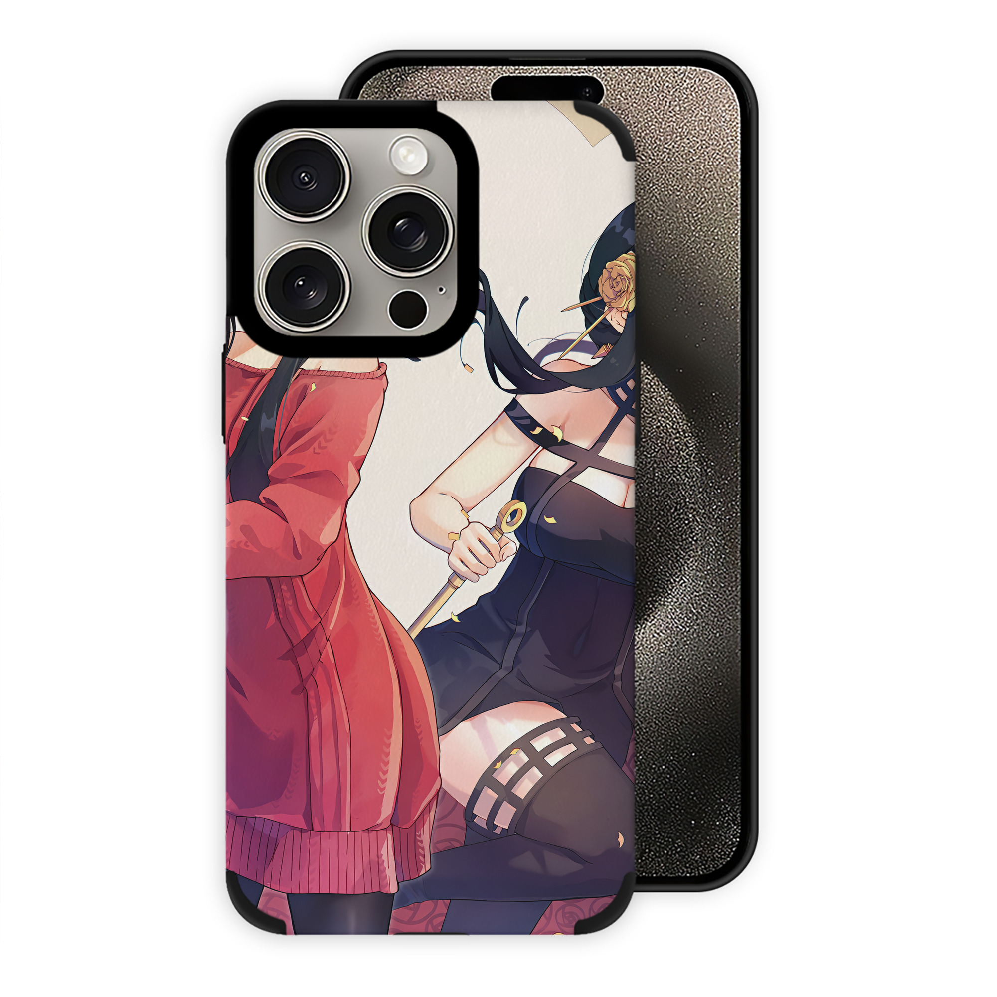 （画像用） SPY×FAMILY间谍家家酒 【iPhone15ProMax対応】 PUレザー スマホケース 耐衝撃＆黄変防止
