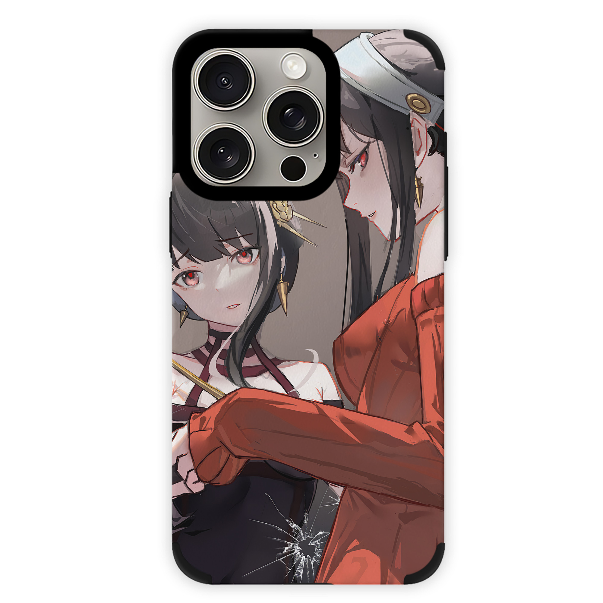 （画像用） SPY×FAMILY间谍家家酒 【iPhone15ProMax対応】 PUレザー スマホケース 耐衝撃＆黄変防止