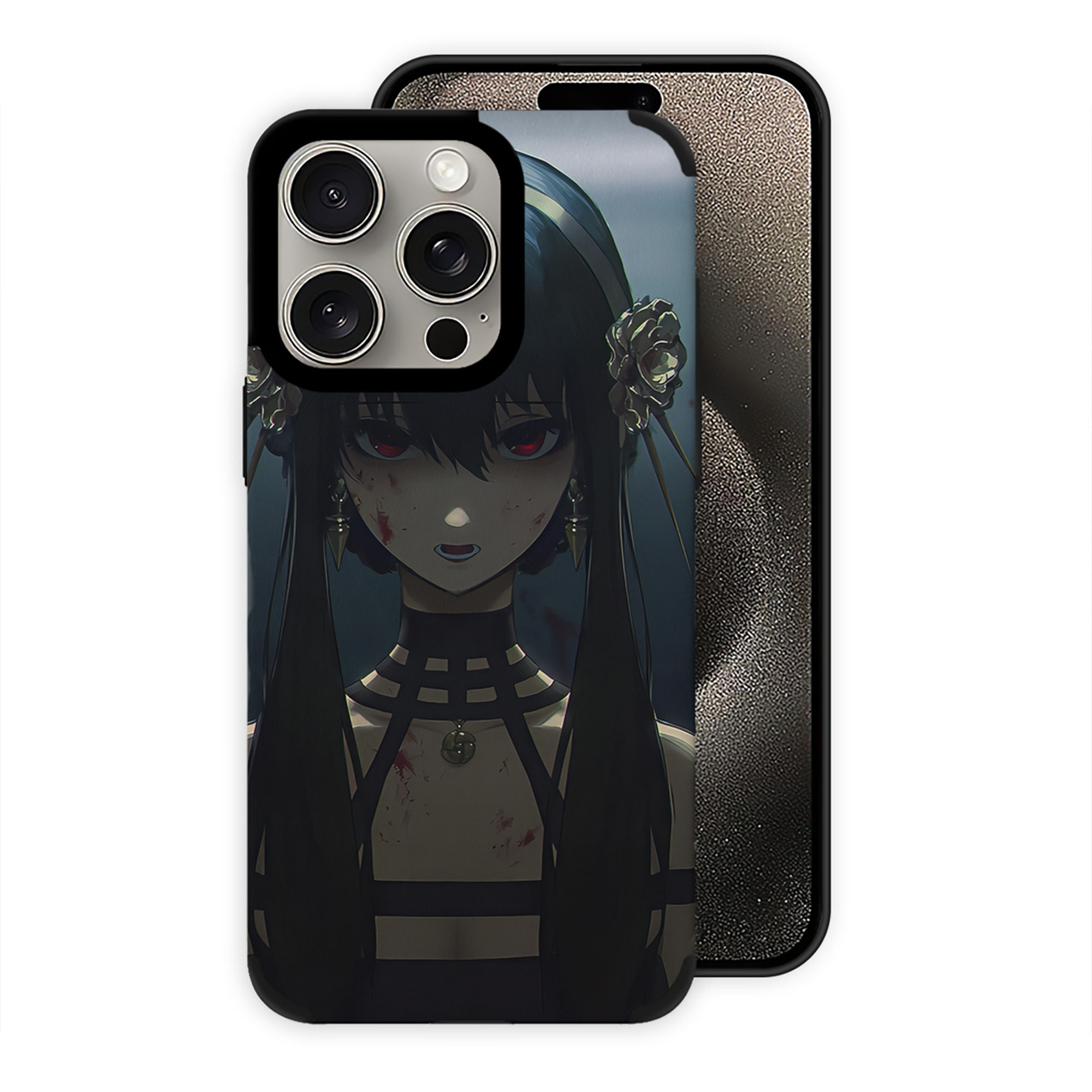 （画像用） SPY×FAMILY间谍家家酒 【iPhone15ProMax対応】 PUレザー スマホケース 耐衝撃＆黄変防止