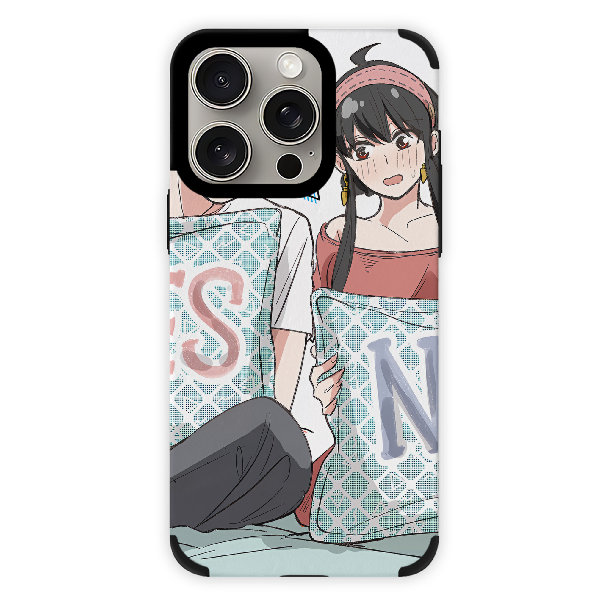 （画像用） SPY×FAMILY间谍家家酒 【iPhone15ProMax対応】 PUレザー スマホケース 耐衝撃＆黄変防止