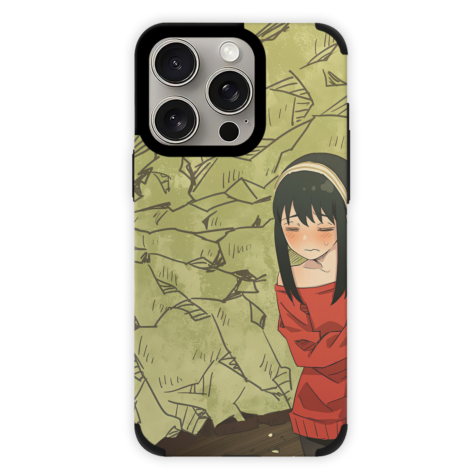 （画像用） SPY×FAMILY间谍家家酒 【iPhone15ProMax対応】 PUレザー スマホケース 耐衝撃＆黄変防止