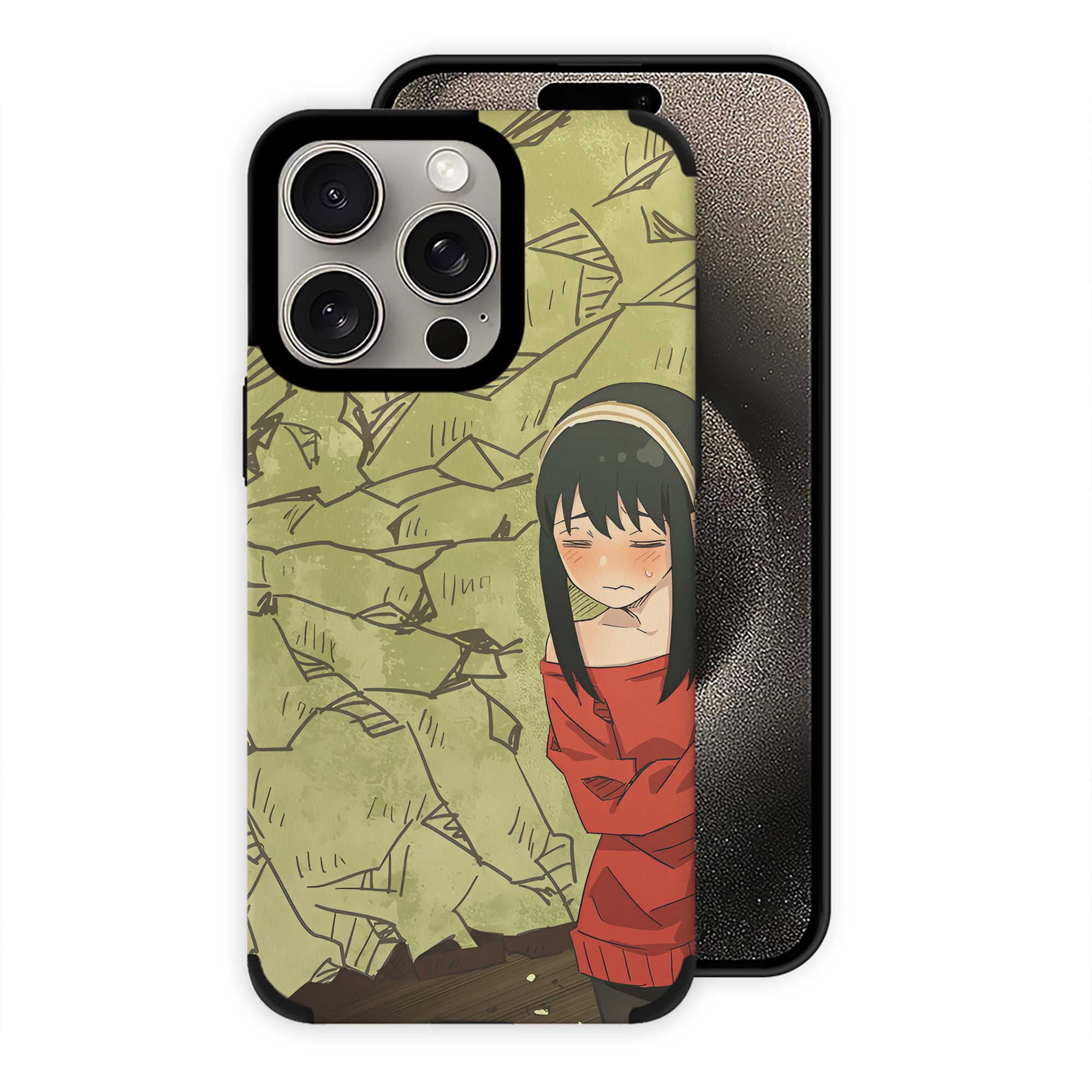 （画像用） SPY×FAMILY间谍家家酒 【iPhone15ProMax対応】 PUレザー スマホケース 耐衝撃＆黄変防止