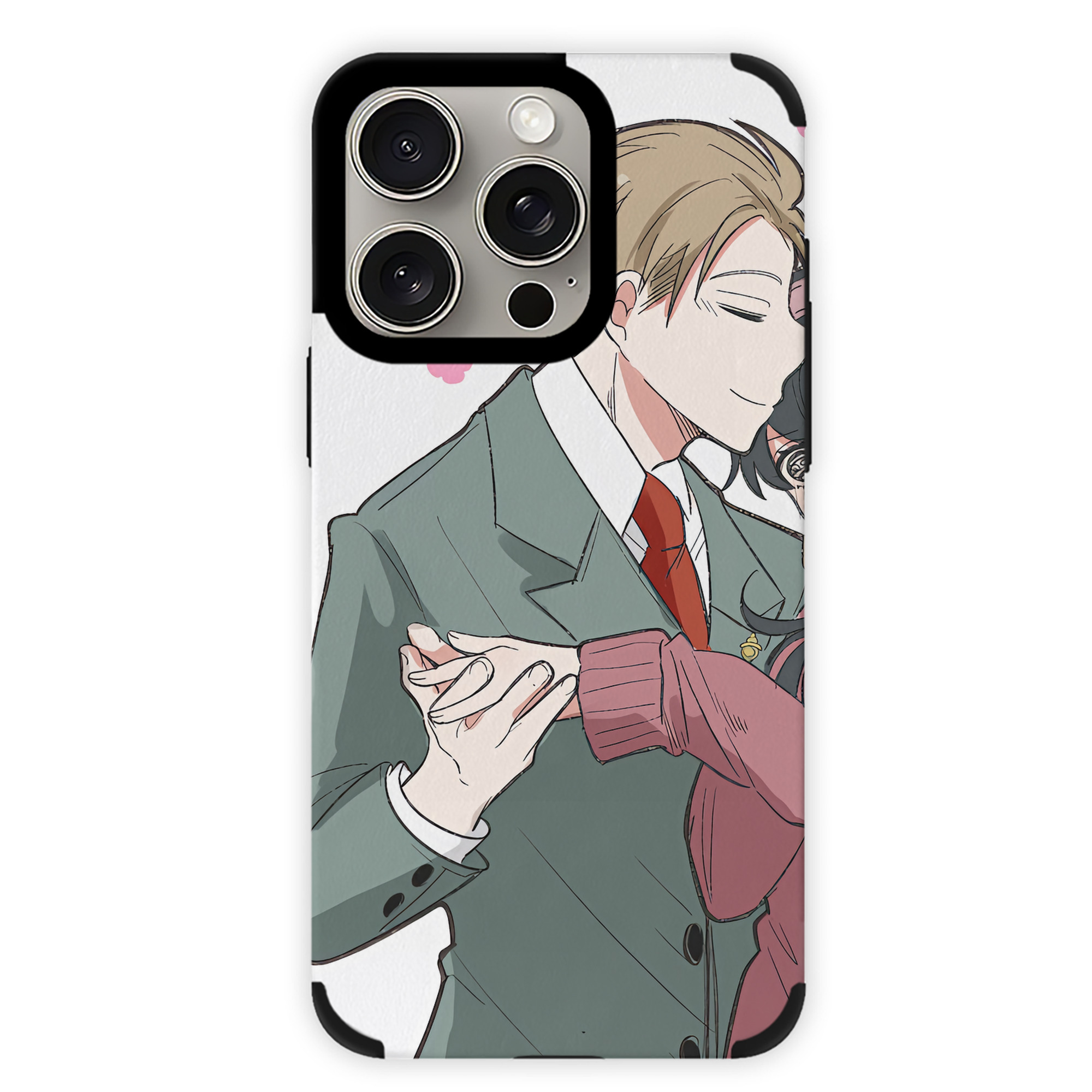 （画像用） SPY×FAMILY间谍家家酒 【iPhone15ProMax対応】 PUレザー スマホケース 耐衝撃＆黄変防止