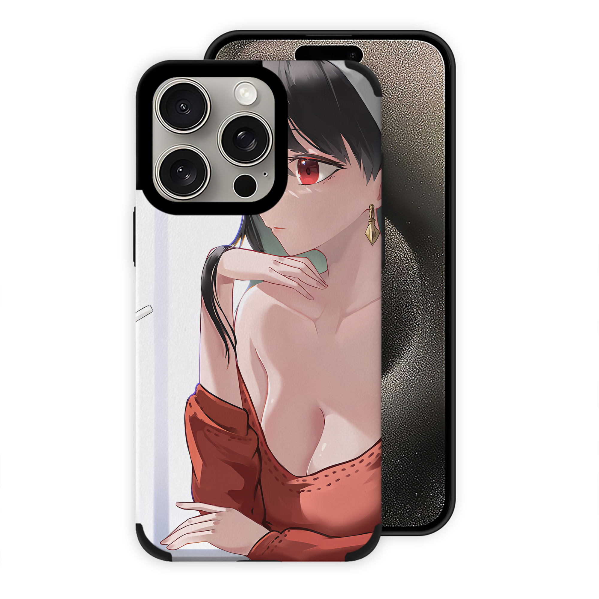 （画像用） SPY×FAMILY间谍家家酒 【iPhone15ProMax対応】 PUレザー スマホケース 耐衝撃＆黄変防止