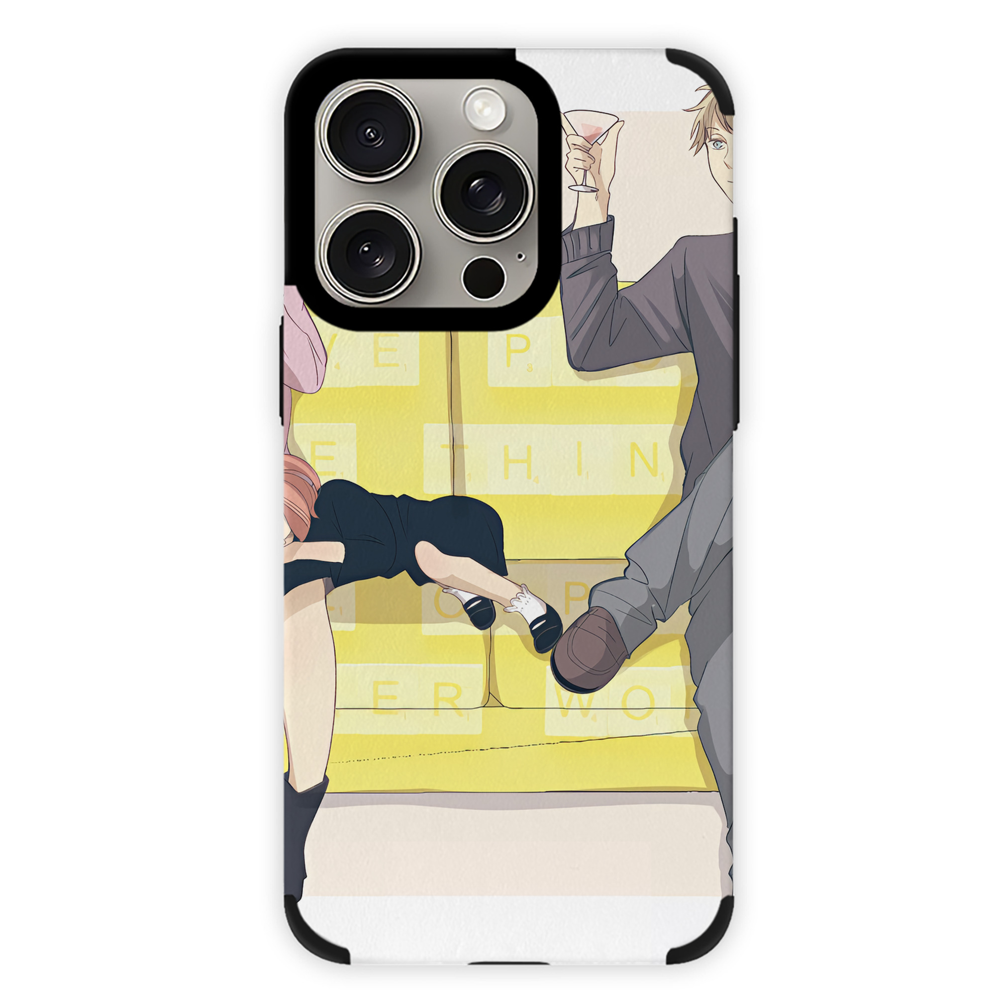 （画像用） SPY×FAMILY间谍家家酒 【iPhone15ProMax対応】 PUレザー スマホケース 耐衝撃＆黄変防止