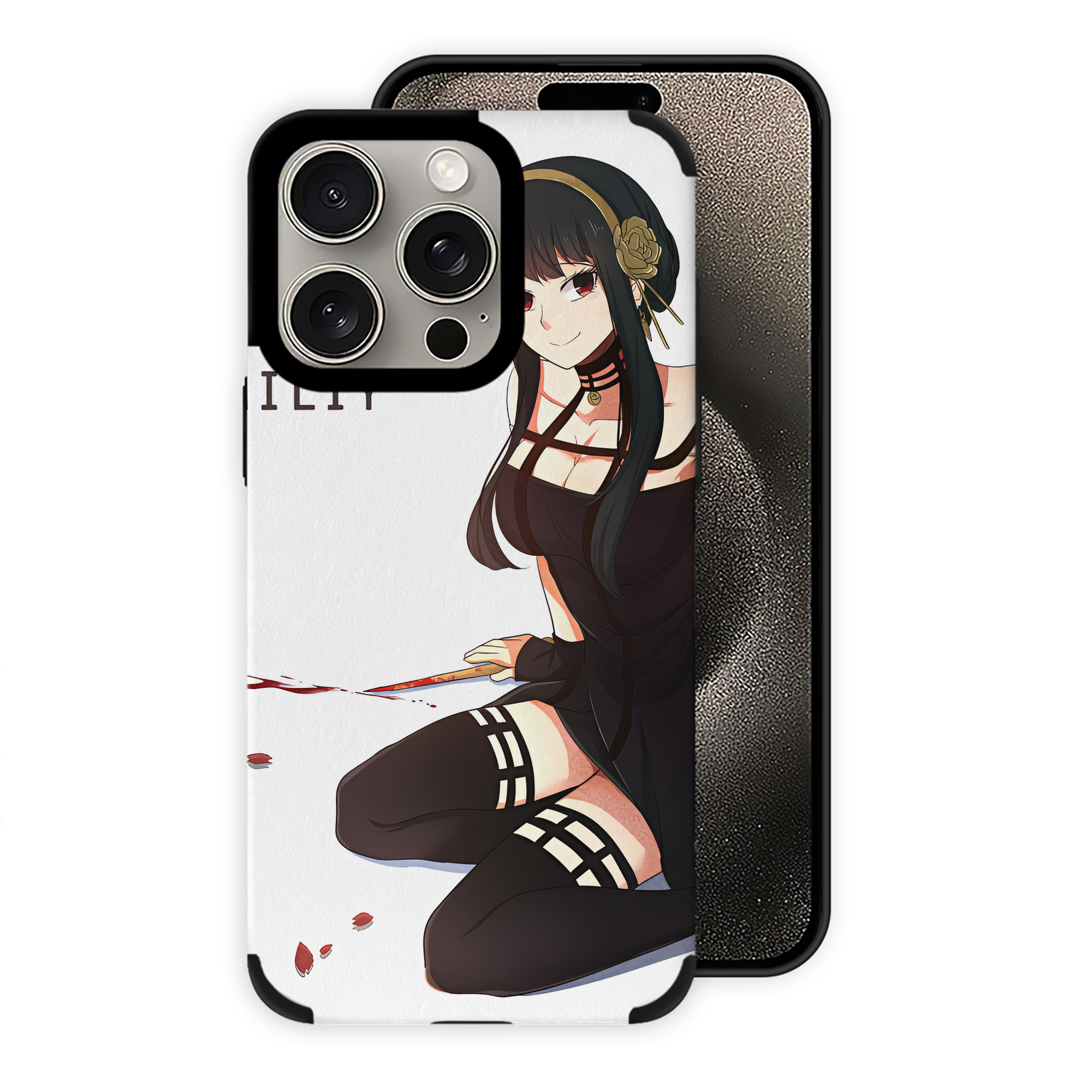 （画像用） SPY×FAMILY间谍家家酒 【iPhone15ProMax対応】 PUレザー スマホケース 耐衝撃＆黄変防止
