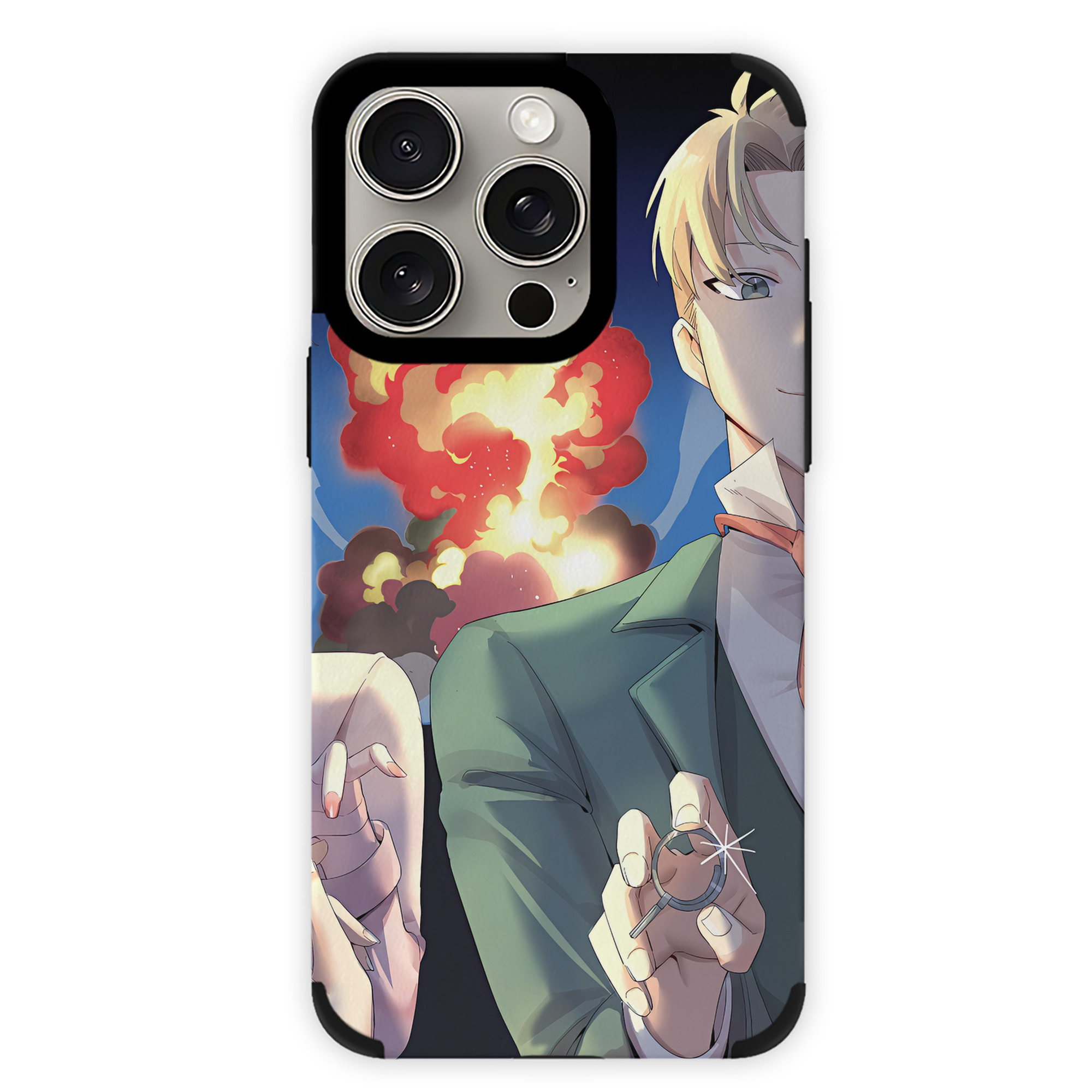 （画像用） SPY×FAMILY间谍家家酒 【iPhone15ProMax対応】 PUレザー スマホケース 耐衝撃＆黄変防止
