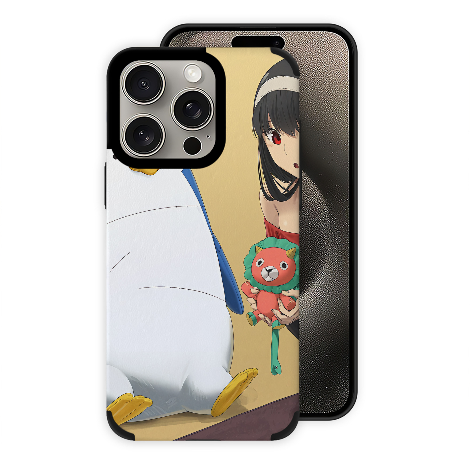 （画像用） SPY×FAMILY间谍家家酒 【iPhone15ProMax対応】 PUレザー スマホケース 耐衝撃＆黄変防止