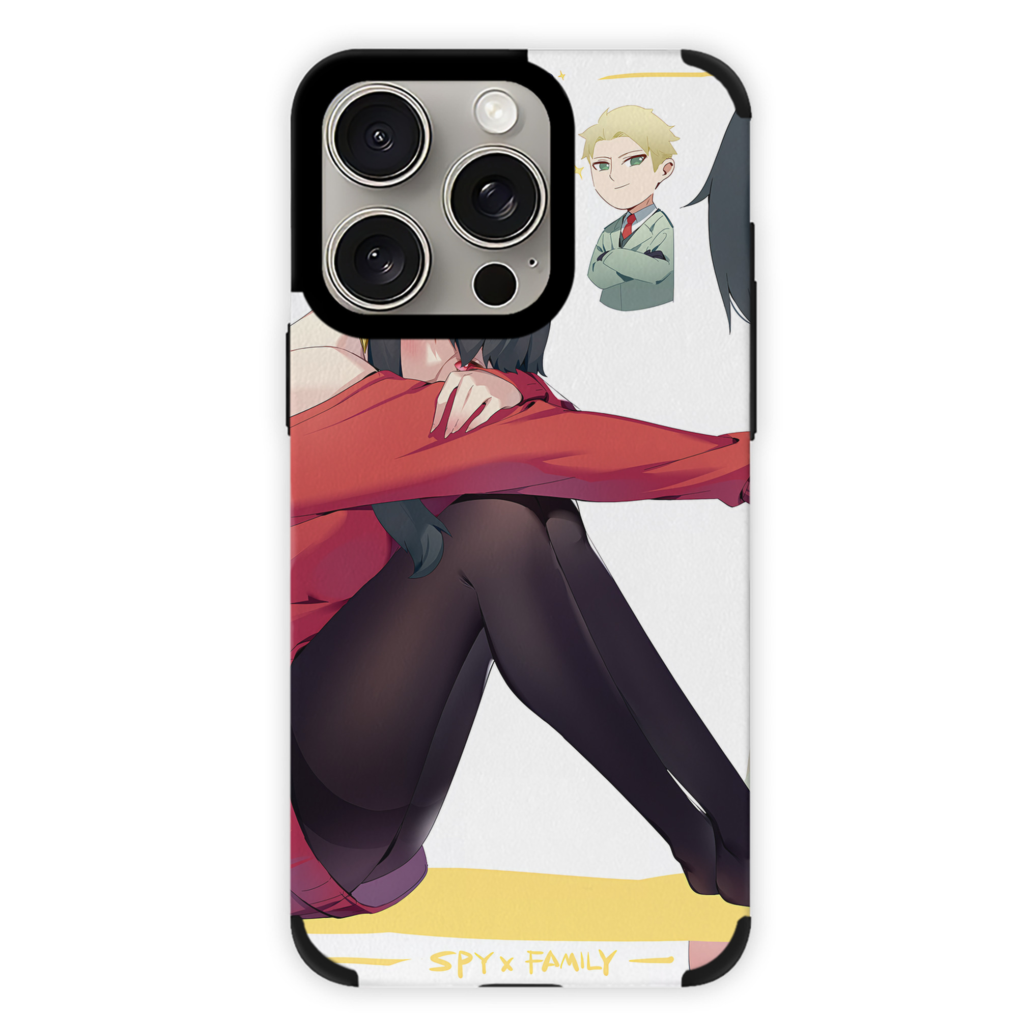 （画像用） SPY×FAMILY间谍家家酒 【iPhone15ProMax対応】 PUレザー スマホケース 耐衝撃＆黄変防止