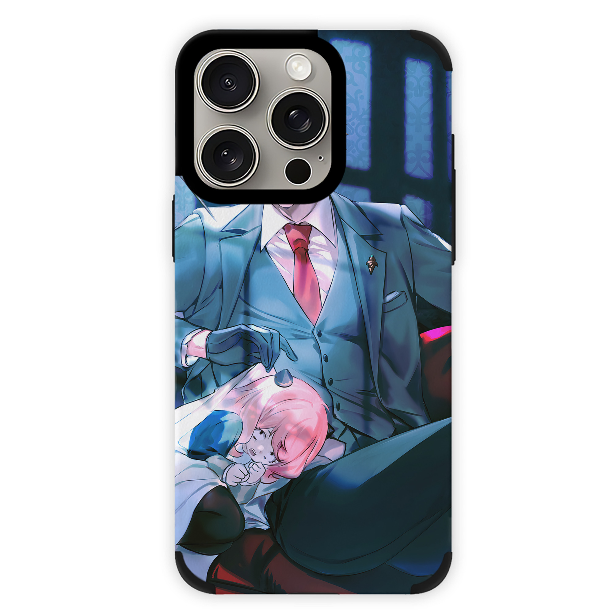 （画像用） SPY×FAMILY间谍家家酒 【iPhone15ProMax対応】 PUレザー スマホケース 耐衝撃＆黄変防止