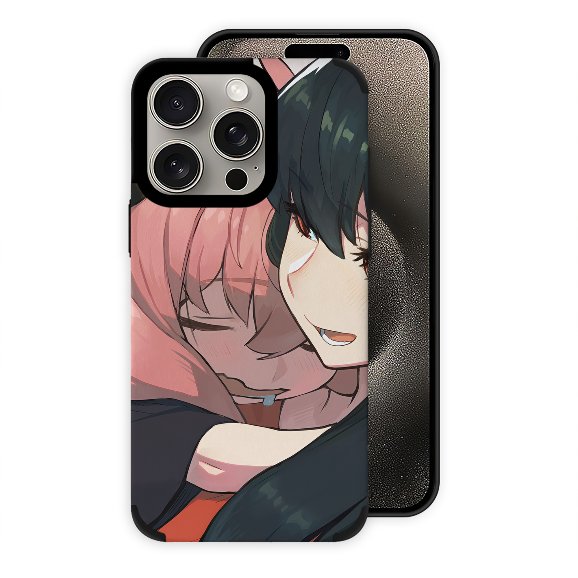 （画像用） SPY×FAMILY间谍家家酒 【iPhone15ProMax対応】 PUレザー スマホケース 耐衝撃＆黄変防止