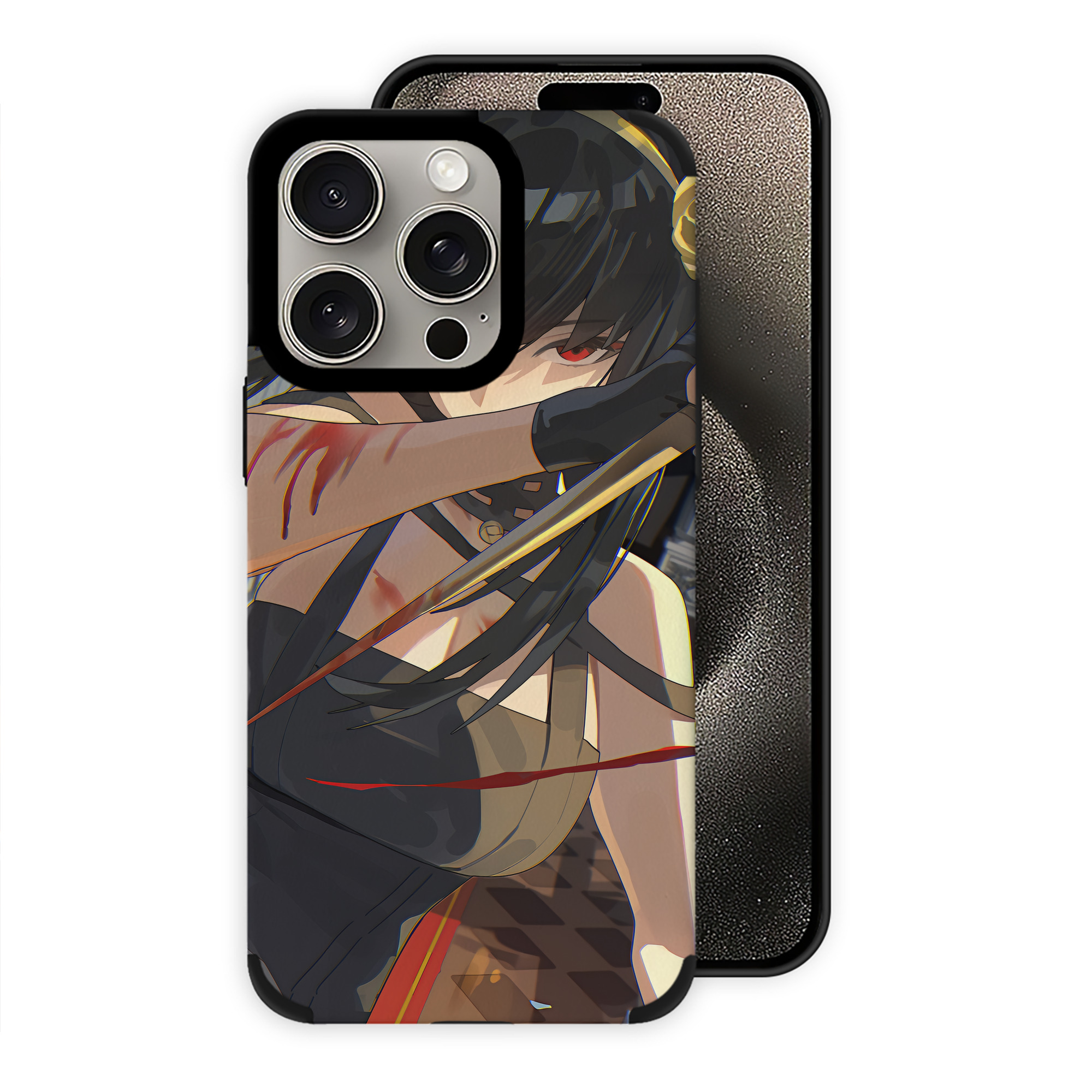 （画像用） SPY×FAMILY间谍家家酒 【iPhone15ProMax対応】 PUレザー スマホケース 耐衝撃＆黄変防止