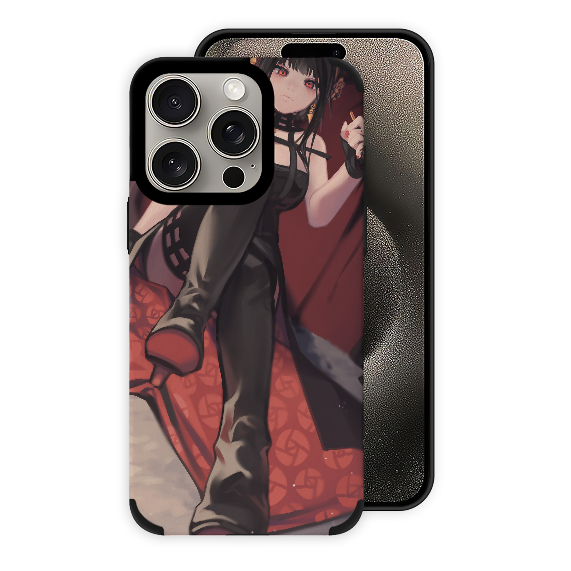 （画像用） SPY×FAMILY间谍家家酒 【iPhone15ProMax対応】 PUレザー スマホケース 耐衝撃＆黄変防止