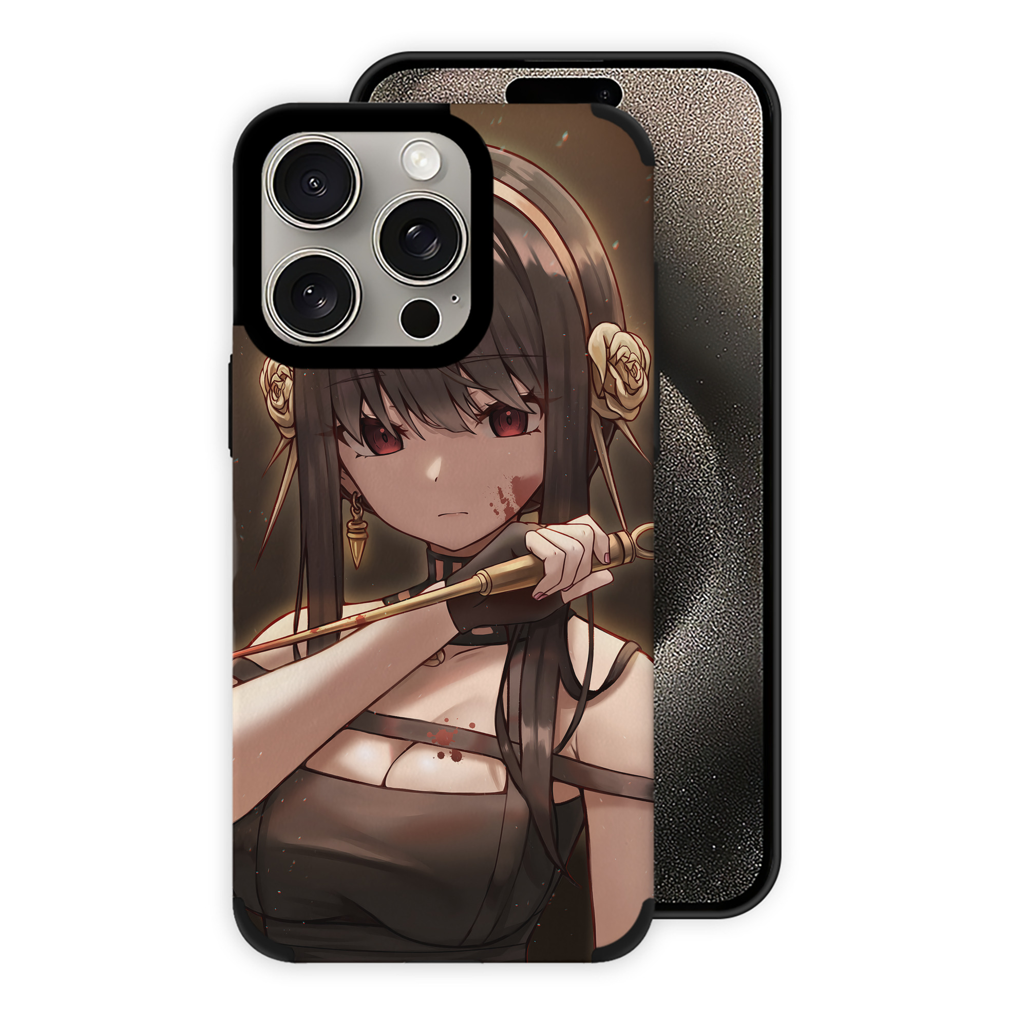 （画像用） SPY×FAMILY间谍家家酒 【iPhone15ProMax対応】 PUレザー スマホケース 耐衝撃＆黄変防止