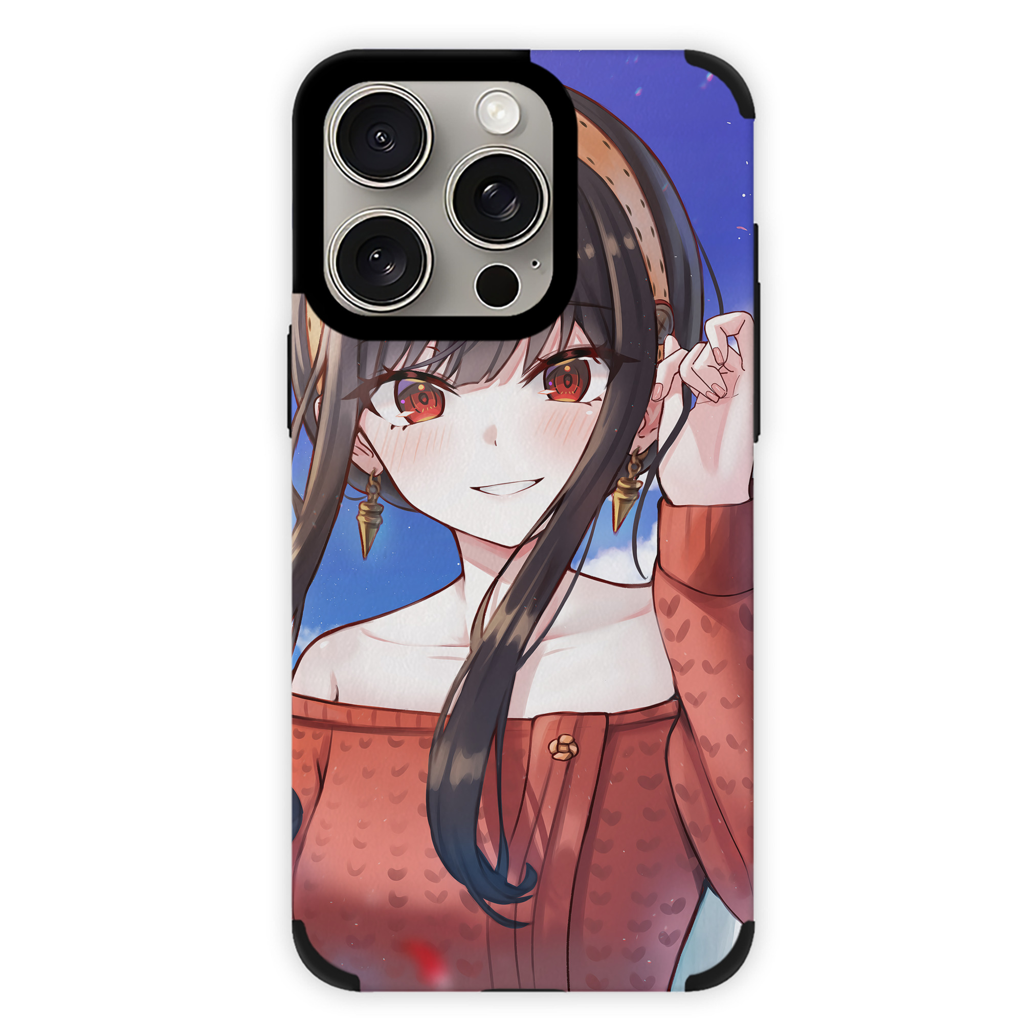 （画像用） SPY×FAMILY间谍家家酒 【iPhone15ProMax対応】 PUレザー スマホケース 耐衝撃＆黄変防止