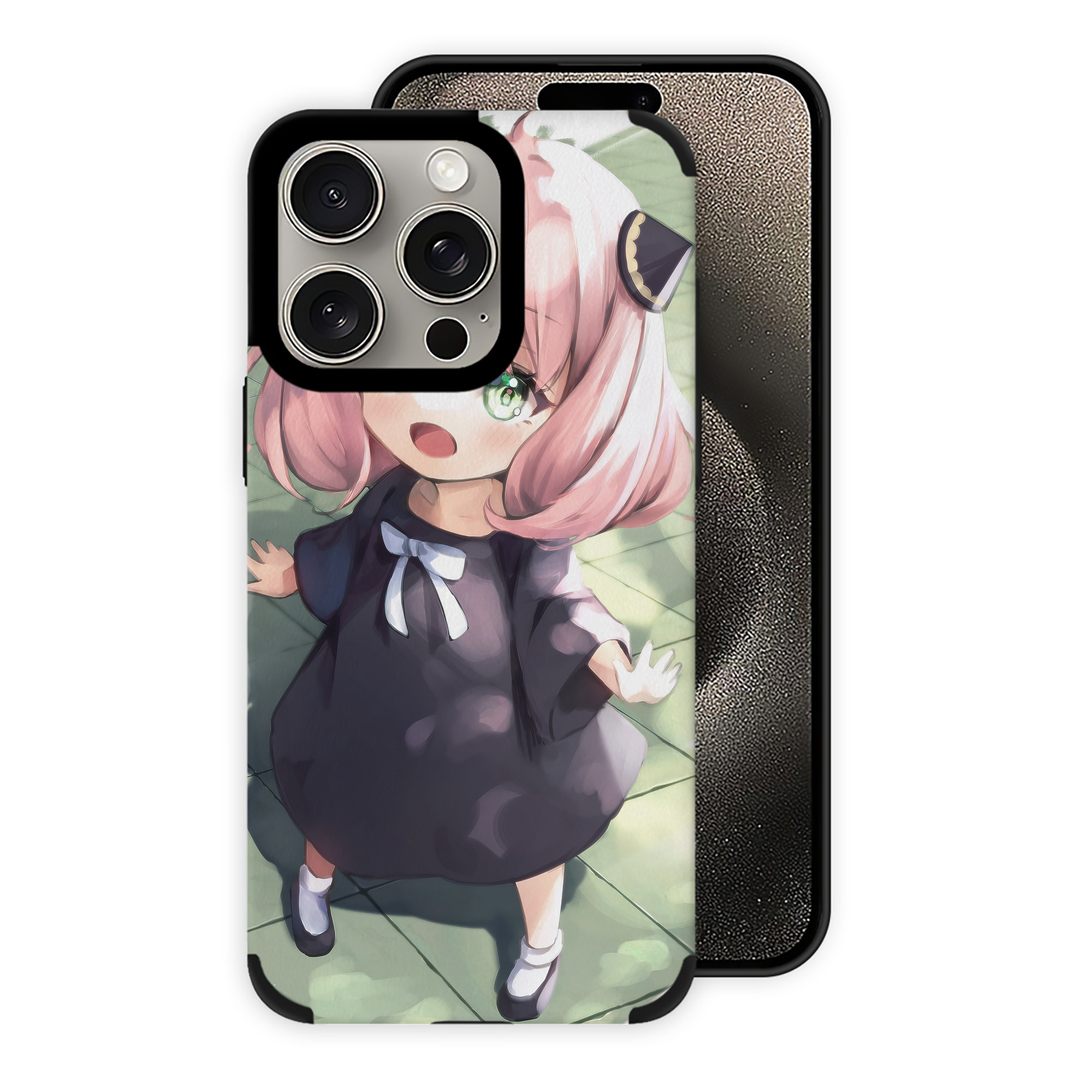 （画像用） SPY×FAMILY间谍家家酒 【iPhone15ProMax対応】 PUレザー スマホケース 耐衝撃＆黄変防止
