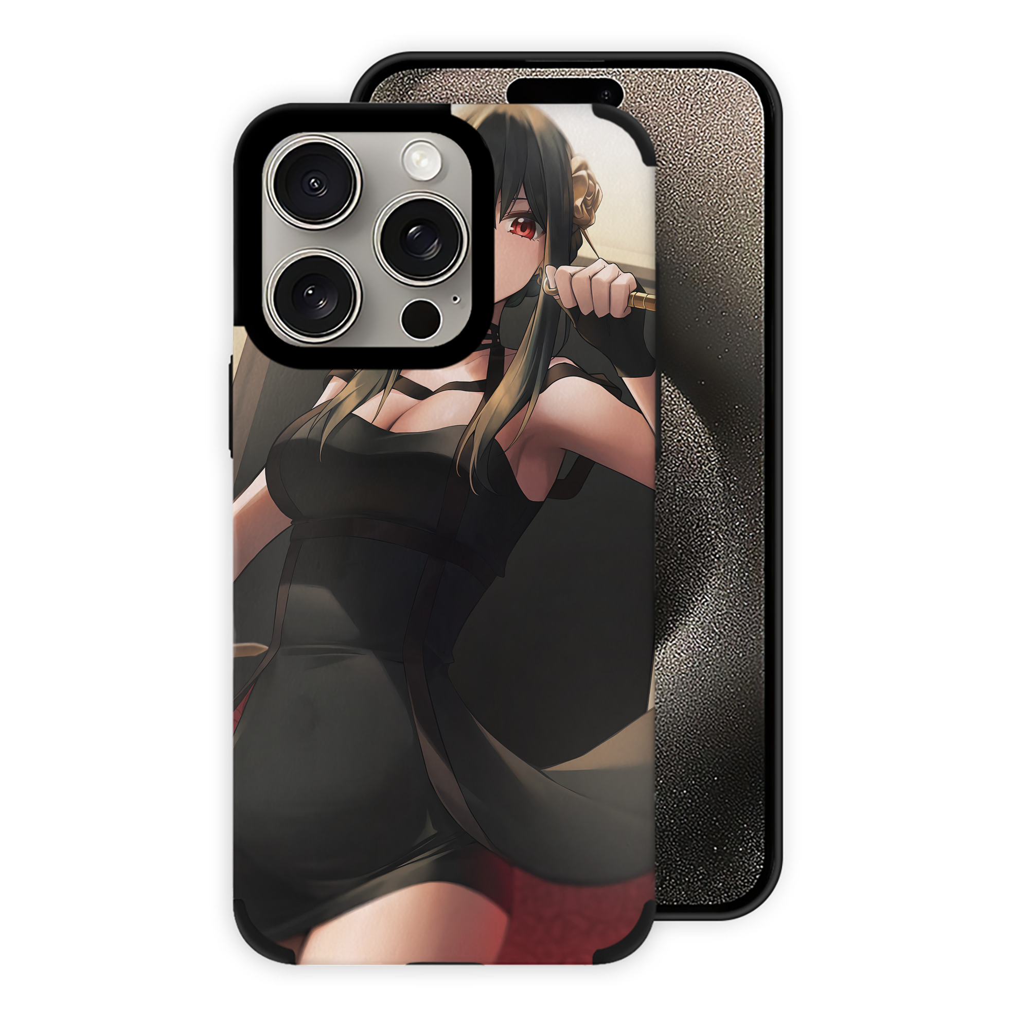 （画像用） SPY×FAMILY间谍家家酒 【iPhone15ProMax対応】 PUレザー スマホケース 耐衝撃＆黄変防止