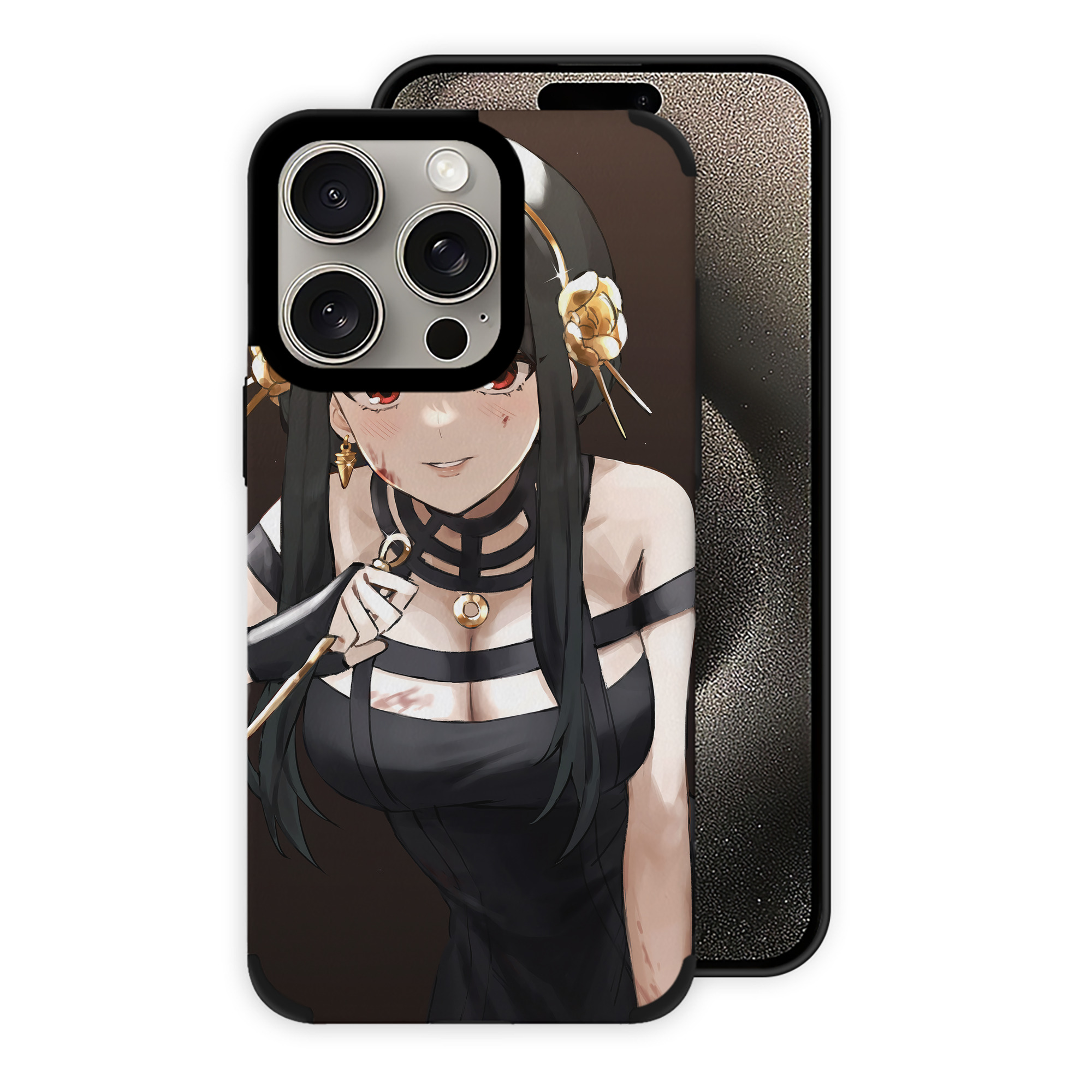 （画像用） SPY×FAMILY间谍家家酒 【iPhone15ProMax対応】 PUレザー スマホケース 耐衝撃＆黄変防止