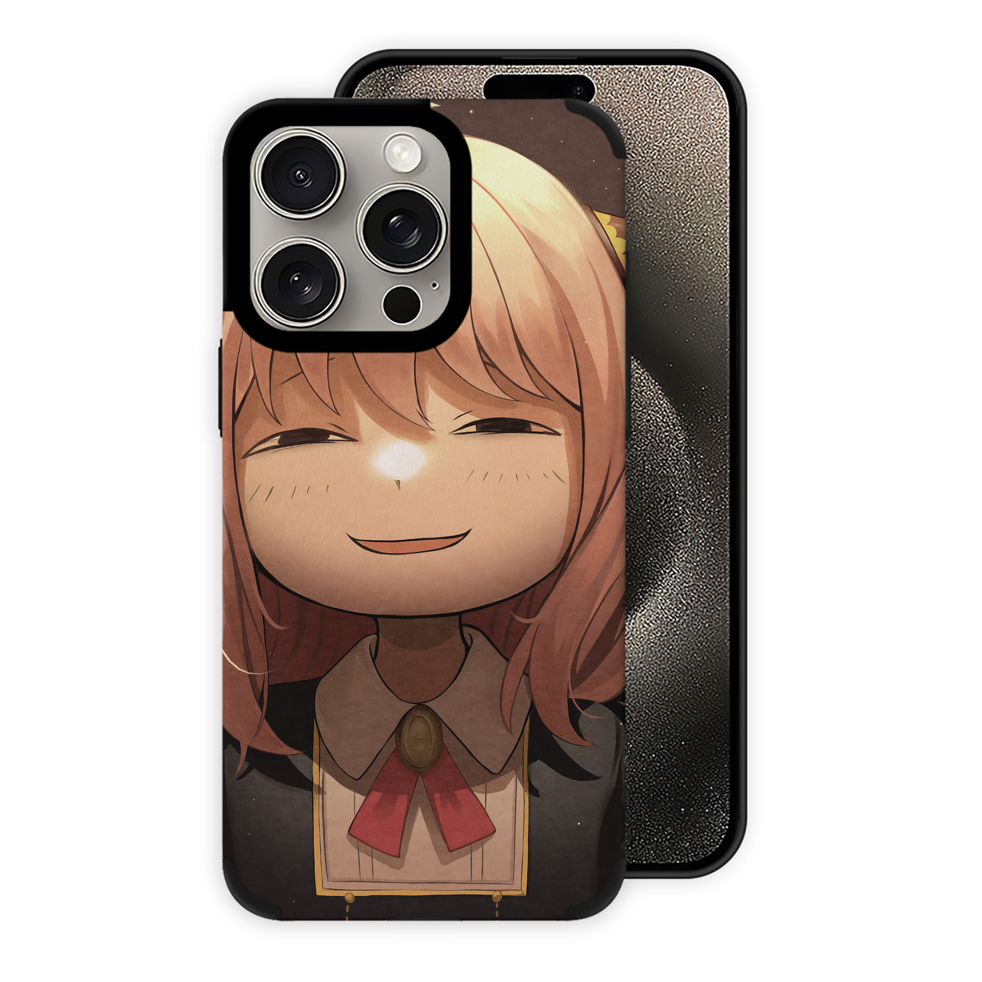 （画像用） SPY×FAMILY间谍家家酒 【iPhone15ProMax対応】 PUレザー スマホケース 耐衝撃＆黄変防止
