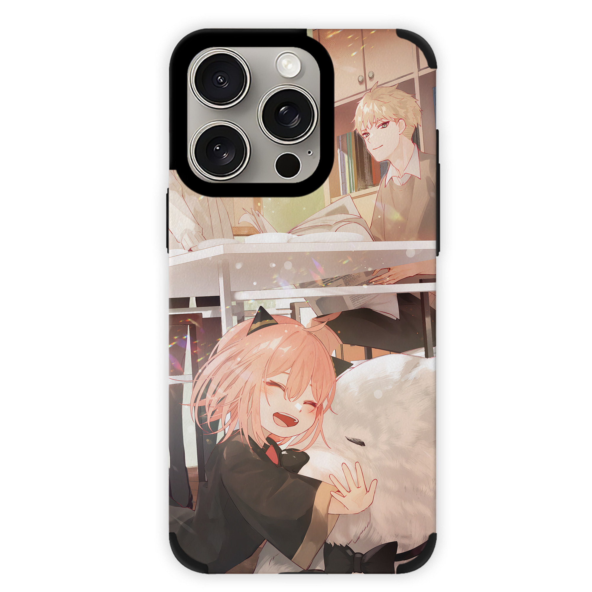 （画像用） SPY×FAMILY间谍家家酒 【iPhone15ProMax対応】 PUレザー スマホケース 耐衝撃＆黄変防止