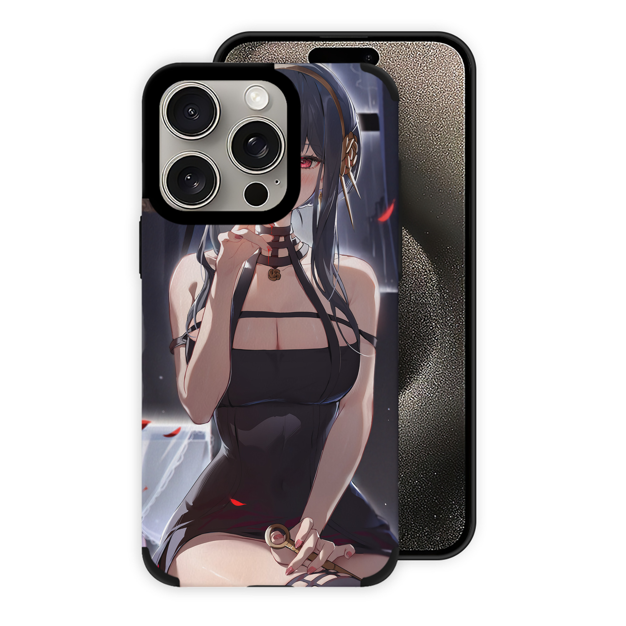 （画像用） SPY×FAMILY间谍家家酒 【iPhone15ProMax対応】 PUレザー スマホケース 耐衝撃＆黄変防止