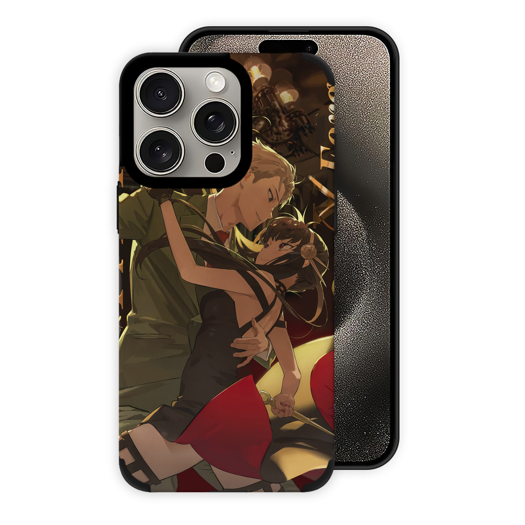 （画像用） SPY×FAMILY间谍家家酒 【iPhone15ProMax対応】 PUレザー スマホケース 耐衝撃＆黄変防止