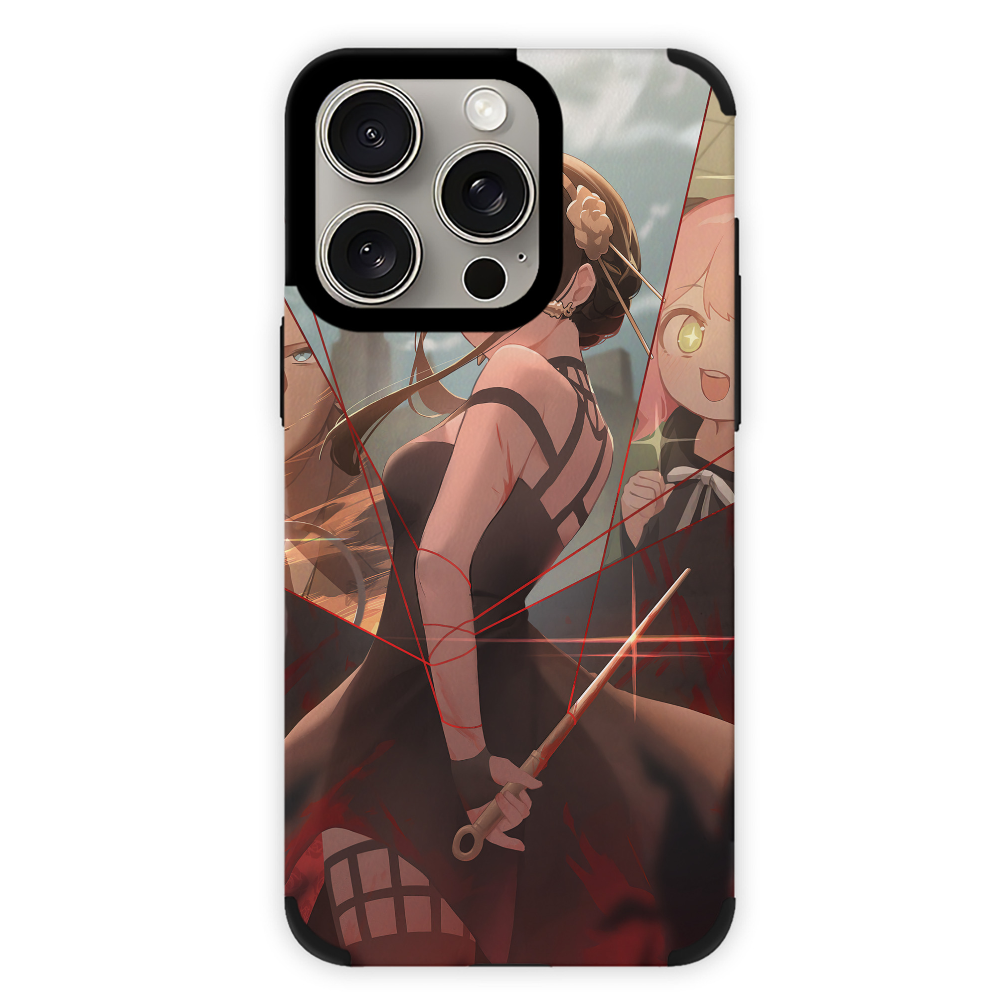（画像用） SPY×FAMILY间谍家家酒 【iPhone15ProMax対応】 PUレザー スマホケース 耐衝撃＆黄変防止