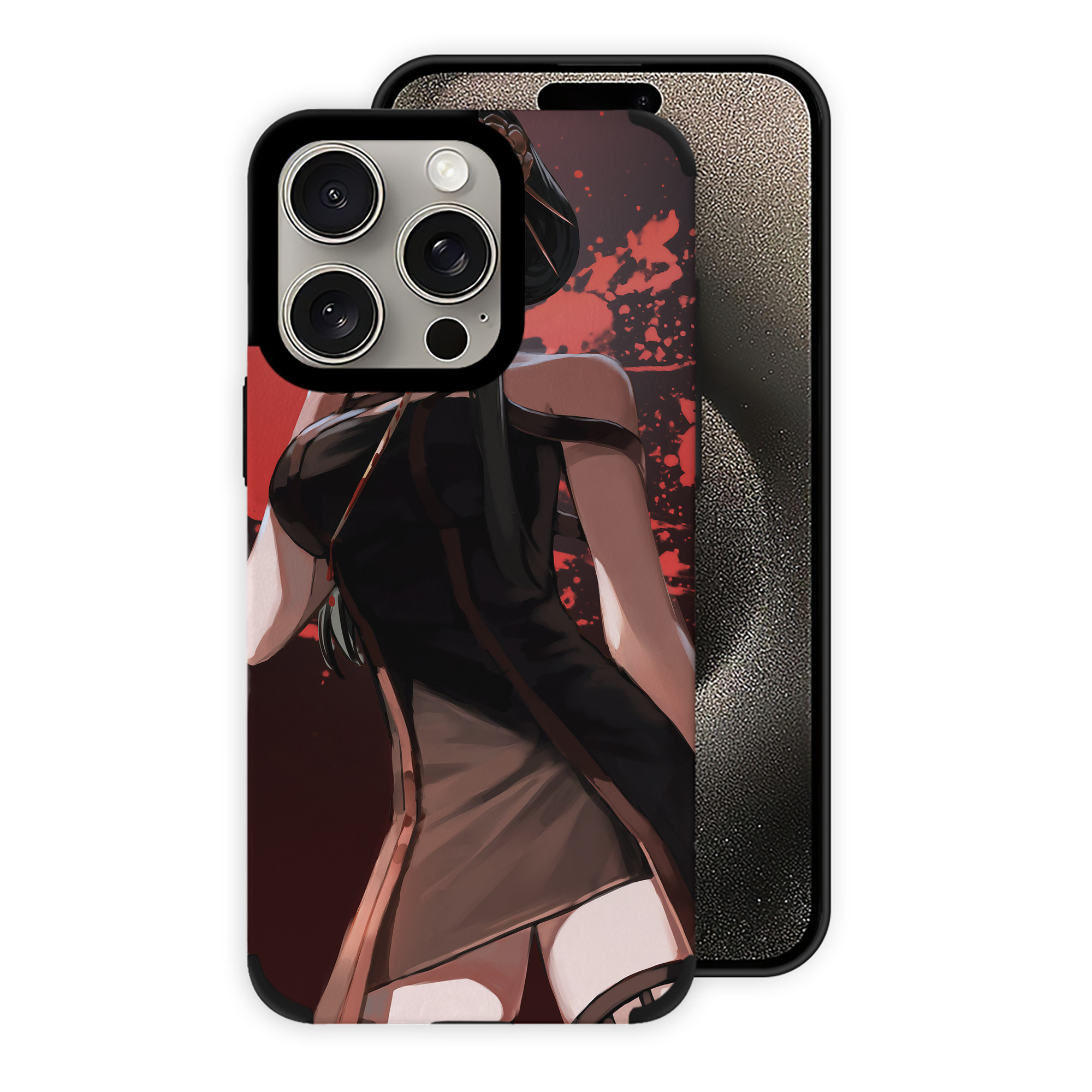 （画像用） SPY×FAMILY间谍家家酒 【iPhone15ProMax対応】 PUレザー スマホケース 耐衝撃＆黄変防止