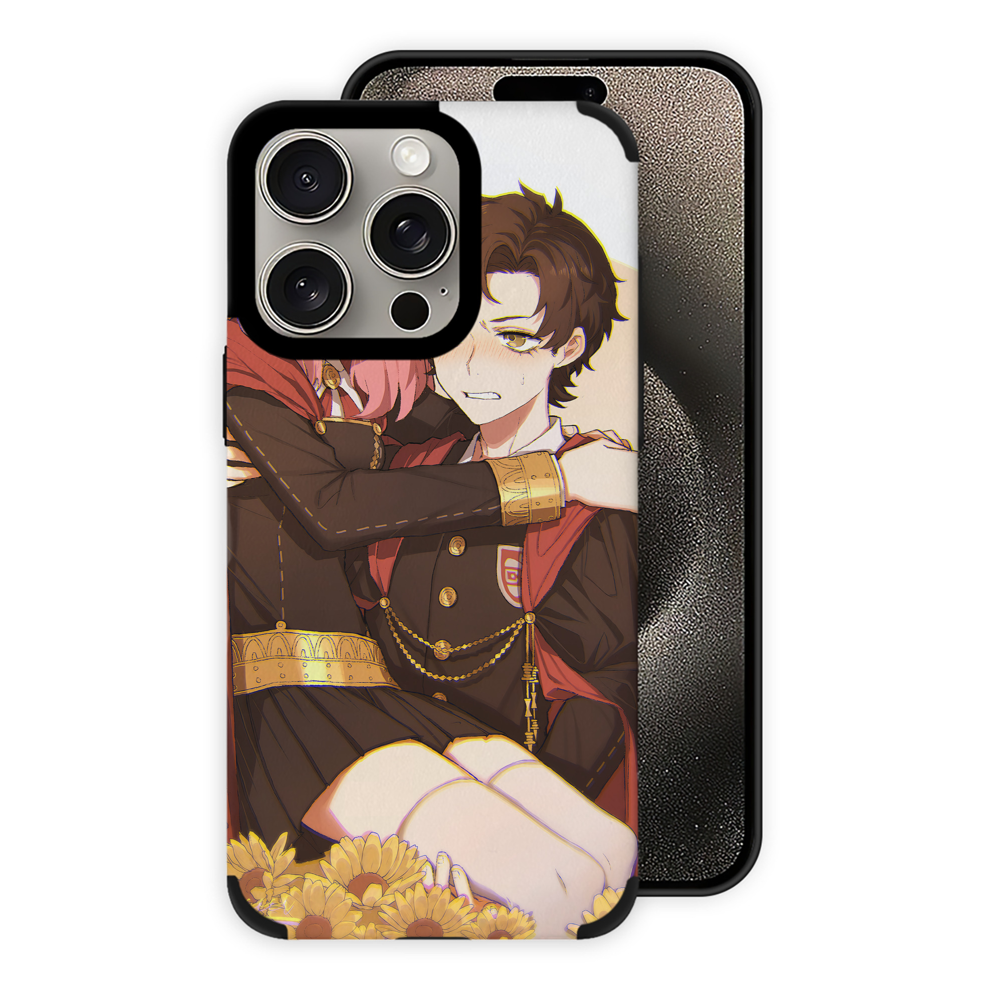 （画像用） SPY×FAMILY间谍家家酒 【iPhone15ProMax対応】 PUレザー スマホケース 耐衝撃＆黄変防止