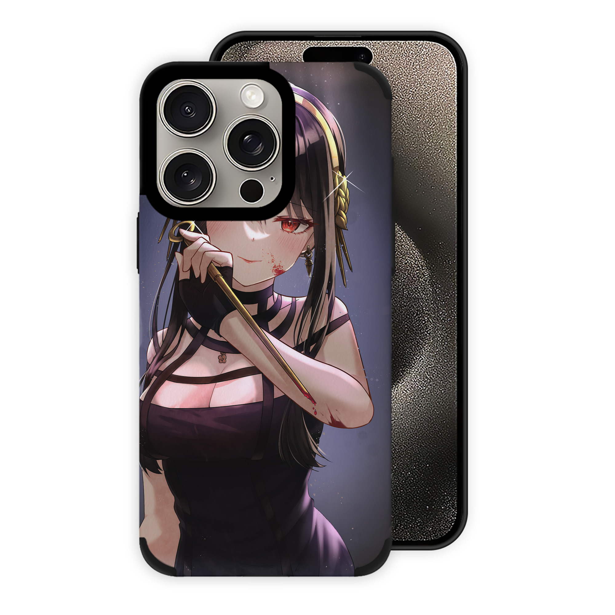 （画像用） SPY×FAMILY间谍家家酒 【iPhone15ProMax対応】 PUレザー スマホケース 耐衝撃＆黄変防止