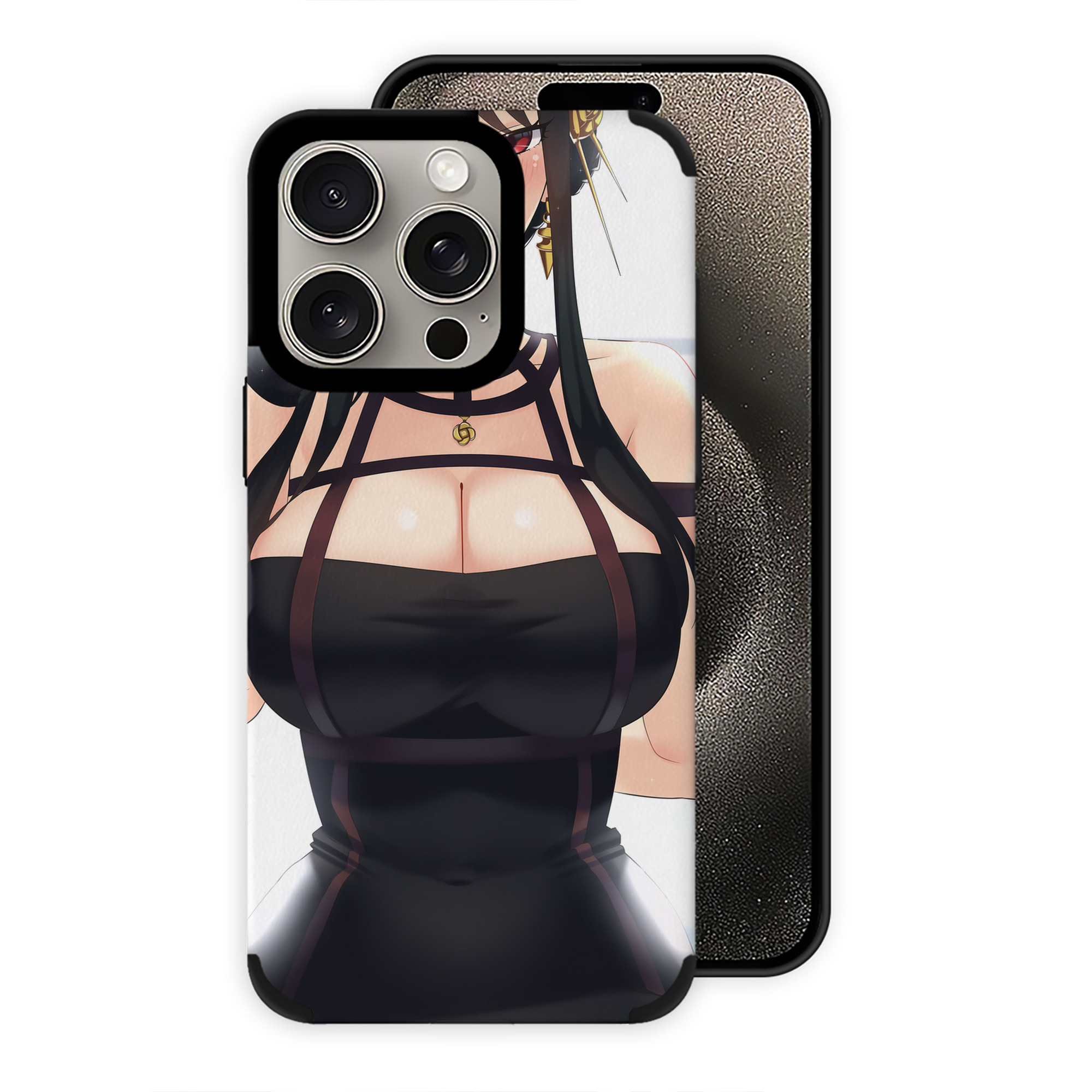 （画像用） SPY×FAMILY间谍家家酒 【iPhone15ProMax対応】 PUレザー スマホケース 耐衝撃＆黄変防止