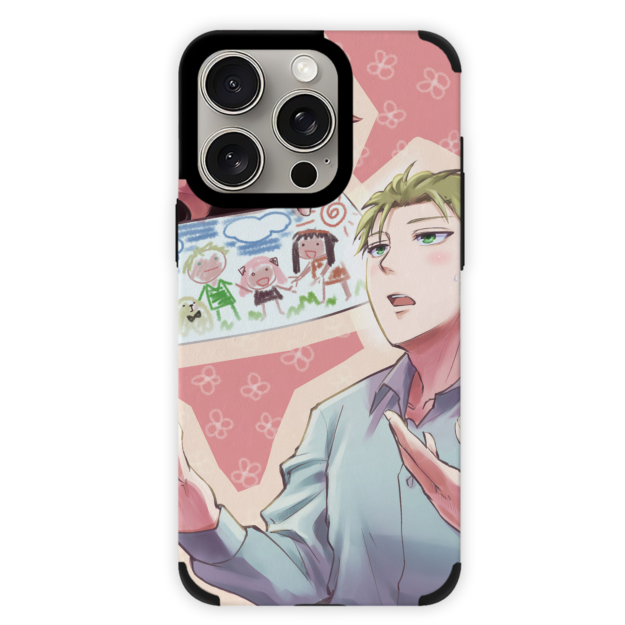 （画像用） SPY×FAMILY间谍家家酒 【iPhone15ProMax対応】 PUレザー スマホケース 耐衝撃＆黄変防止