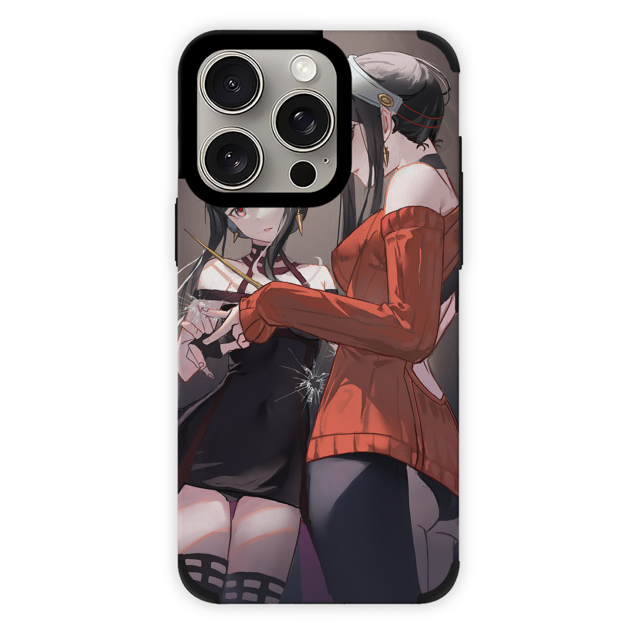 （画像用） SPY×FAMILY间谍家家酒 【iPhone15ProMax対応】 PUレザー スマホケース 耐衝撃＆黄変防止