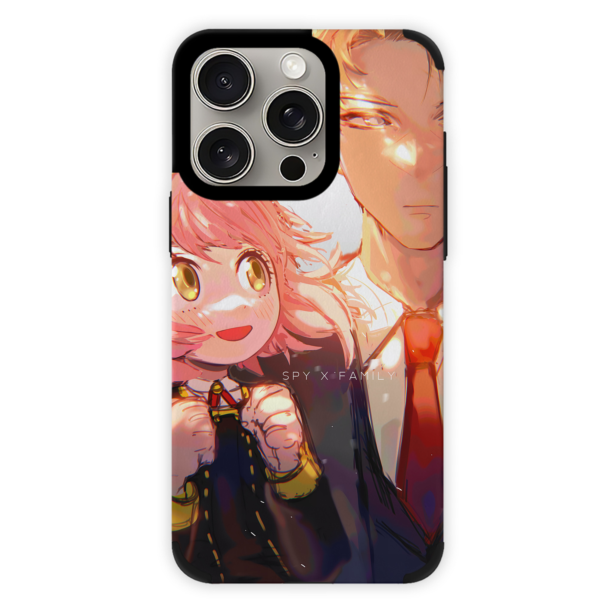 （画像用） SPY×FAMILY间谍家家酒 【iPhone15ProMax対応】 PUレザー スマホケース 耐衝撃＆黄変防止