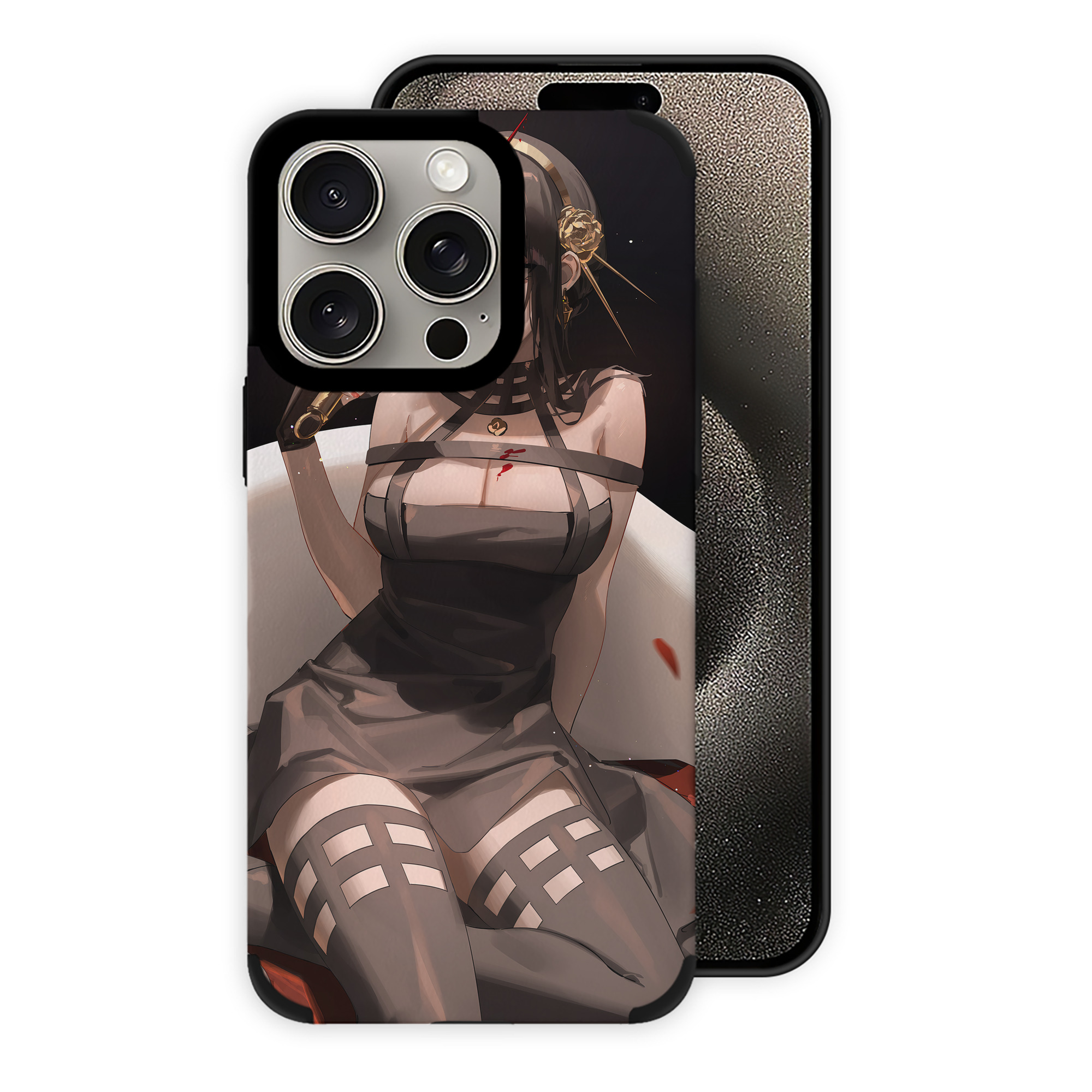 （画像用） SPY×FAMILY间谍家家酒 【iPhone15ProMax対応】 PUレザー スマホケース 耐衝撃＆黄変防止