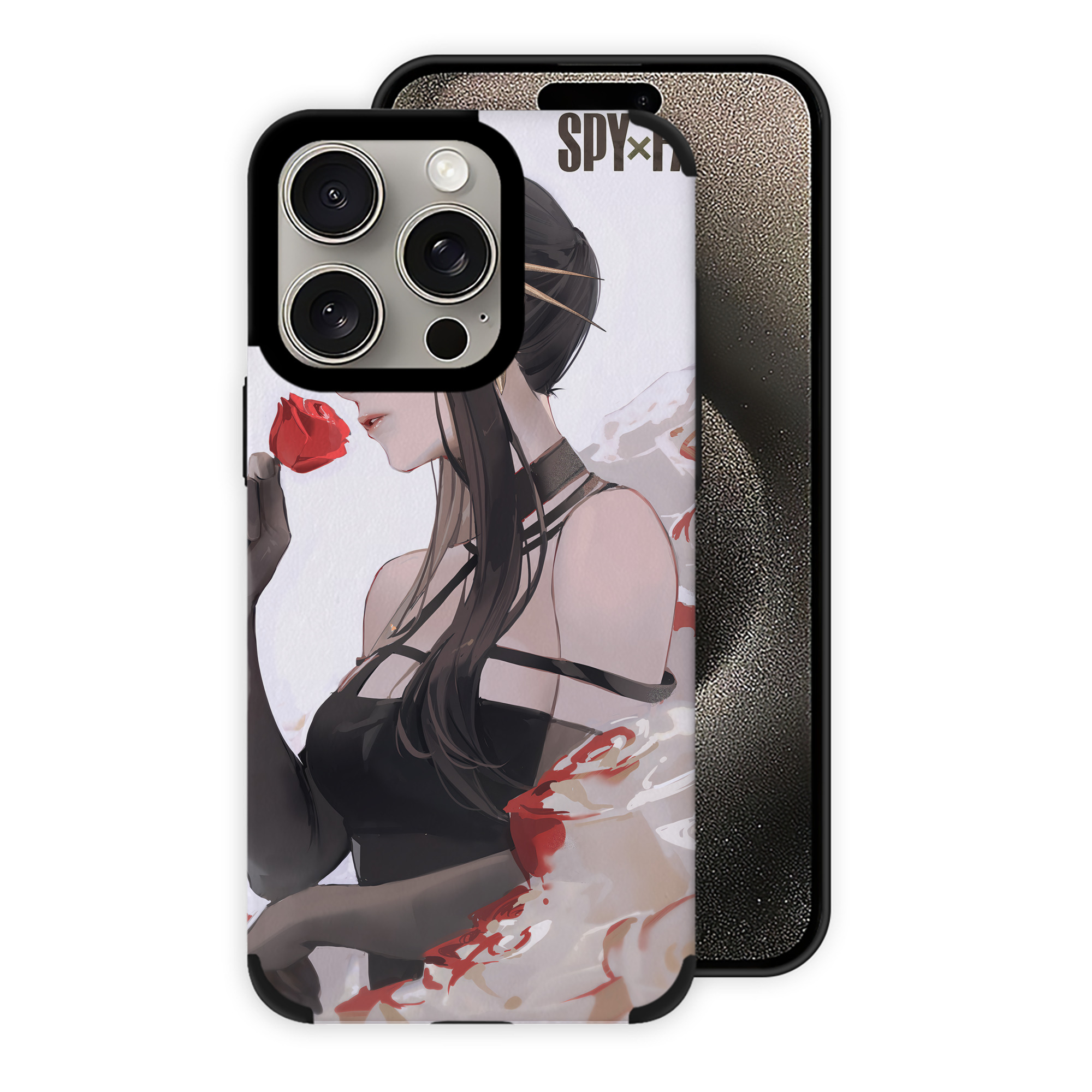 （画像用） SPY×FAMILY间谍家家酒 【iPhone15ProMax対応】 PUレザー スマホケース 耐衝撃＆黄変防止