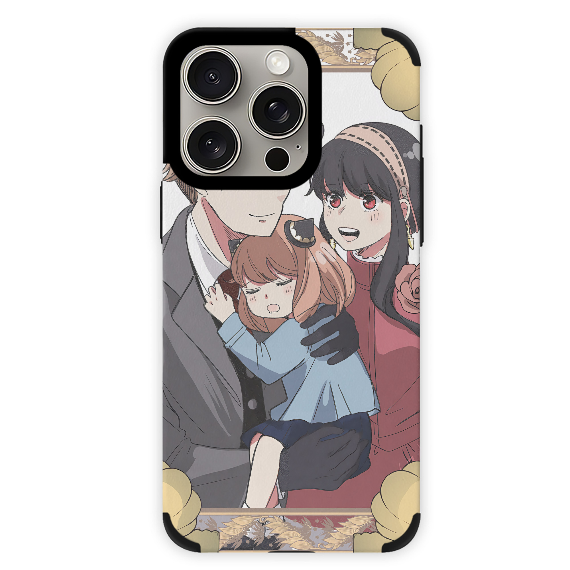 （画像用） SPY×FAMILY间谍家家酒 【iPhone15ProMax対応】 PUレザー スマホケース 耐衝撃＆黄変防止
