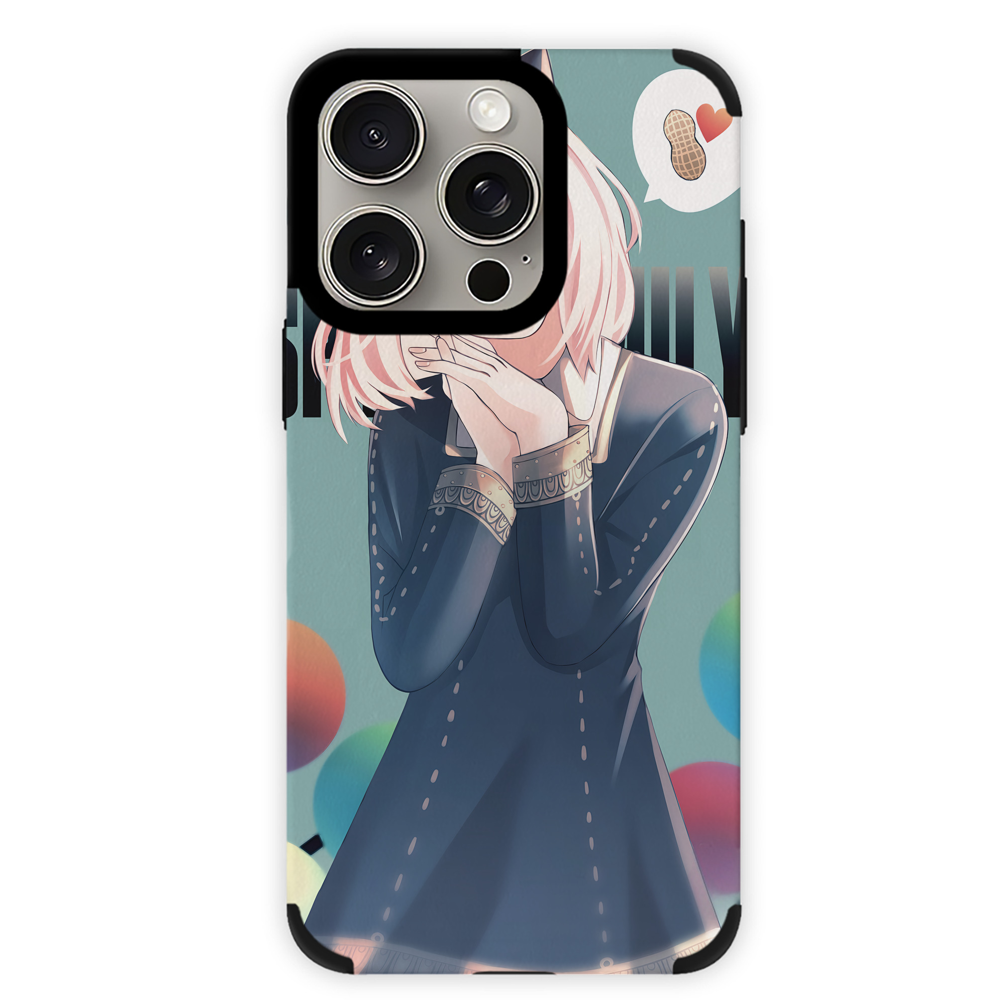 （画像用） SPY×FAMILY间谍家家酒 【iPhone15ProMax対応】 PUレザー スマホケース 耐衝撃＆黄変防止
