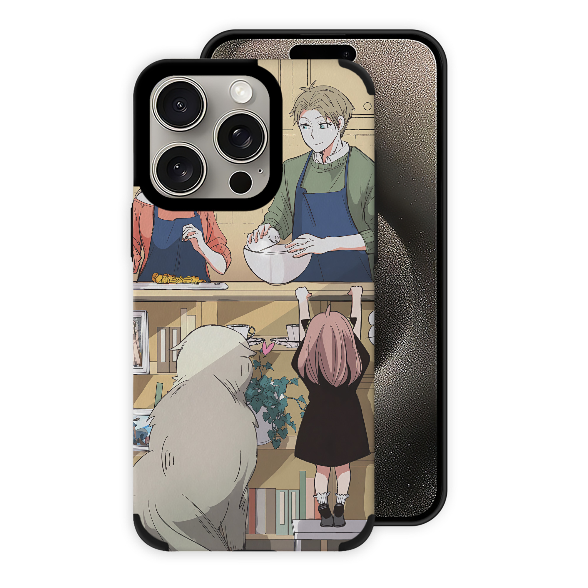 （画像用） SPY×FAMILY间谍家家酒 【iPhone15ProMax対応】 PUレザー スマホケース 耐衝撃＆黄変防止