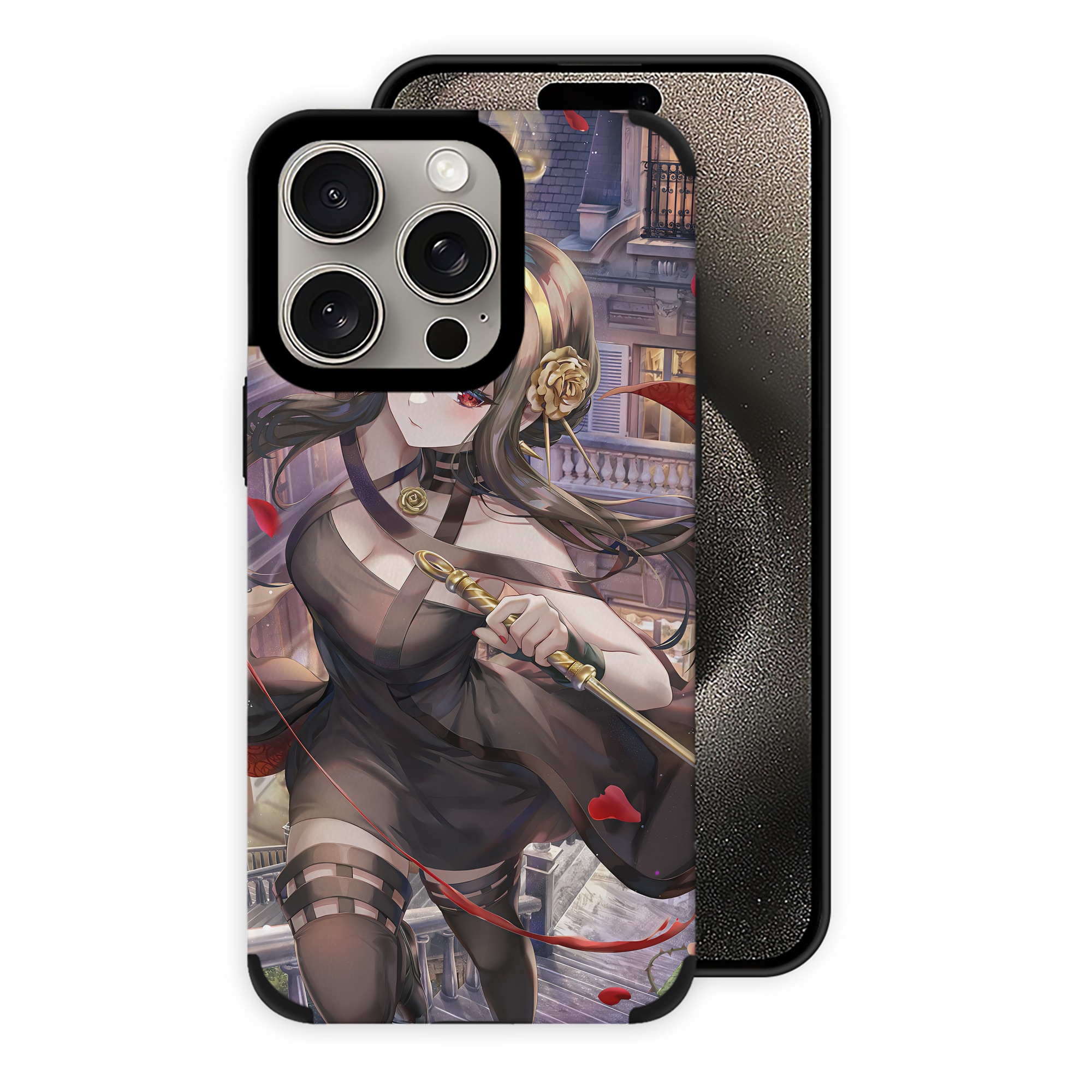 （画像用） SPY×FAMILY间谍家家酒 【iPhone15ProMax対応】 PUレザー スマホケース 耐衝撃＆黄変防止