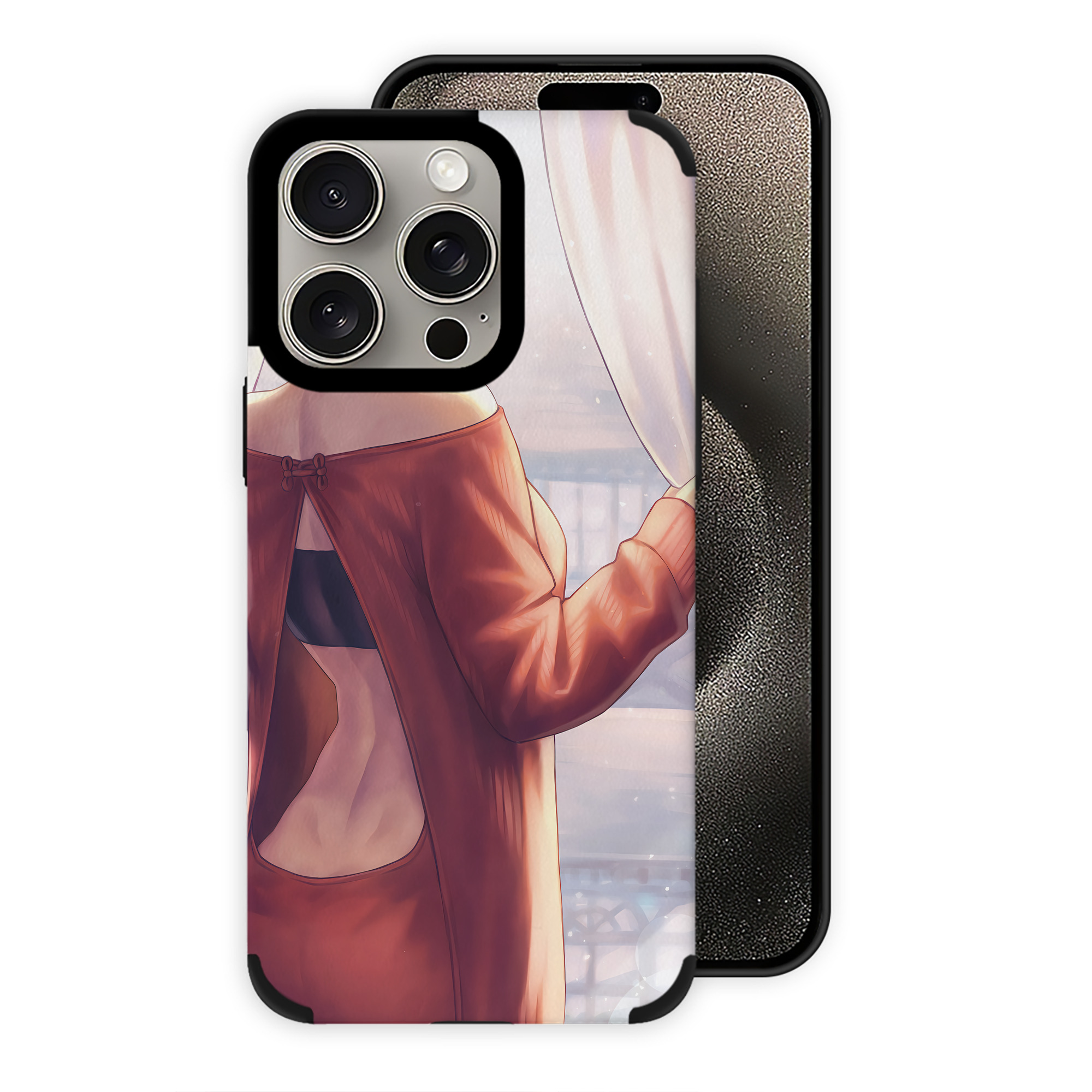 （画像用） SPY×FAMILY间谍家家酒 【iPhone15ProMax対応】 PUレザー スマホケース 耐衝撃＆黄変防止