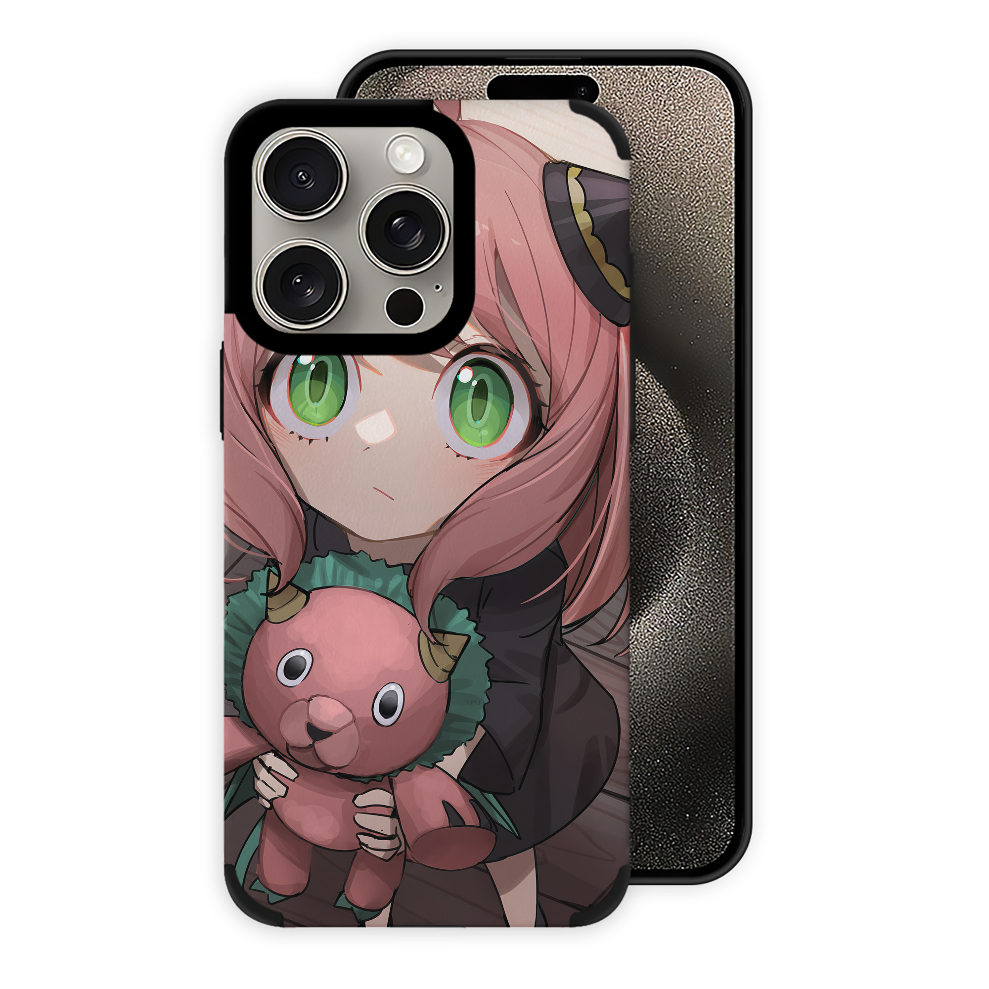 （画像用） SPY×FAMILY间谍家家酒 【iPhone15ProMax対応】 PUレザー スマホケース 耐衝撃＆黄変防止