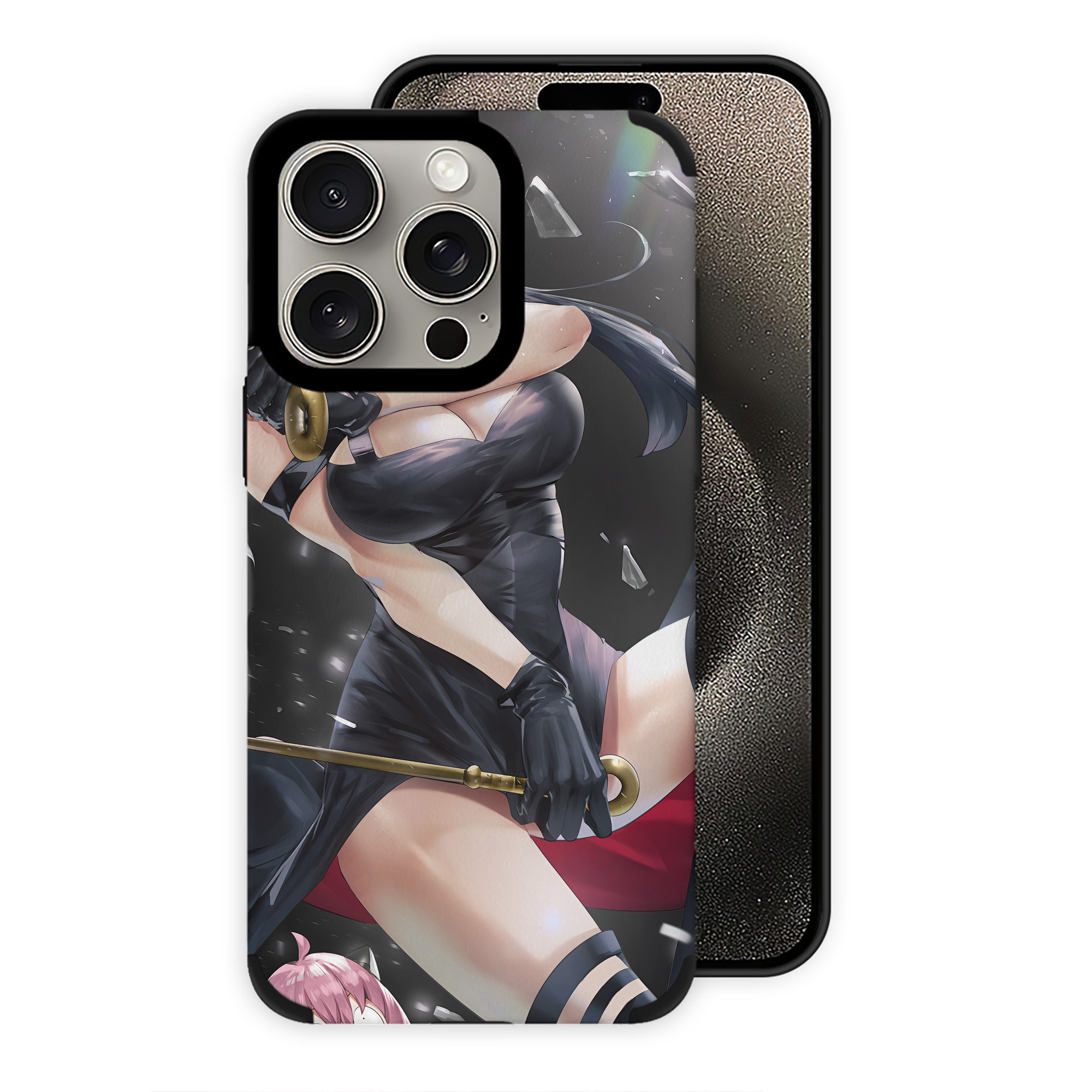 （画像用） SPY×FAMILY间谍家家酒 【iPhone15ProMax対応】 PUレザー スマホケース 耐衝撃＆黄変防止