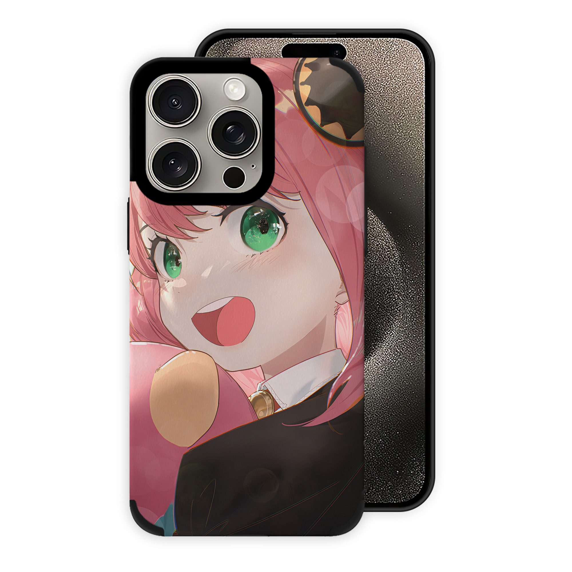 （画像用） SPY×FAMILY间谍家家酒 【iPhone15ProMax対応】 PUレザー スマホケース 耐衝撃＆黄変防止