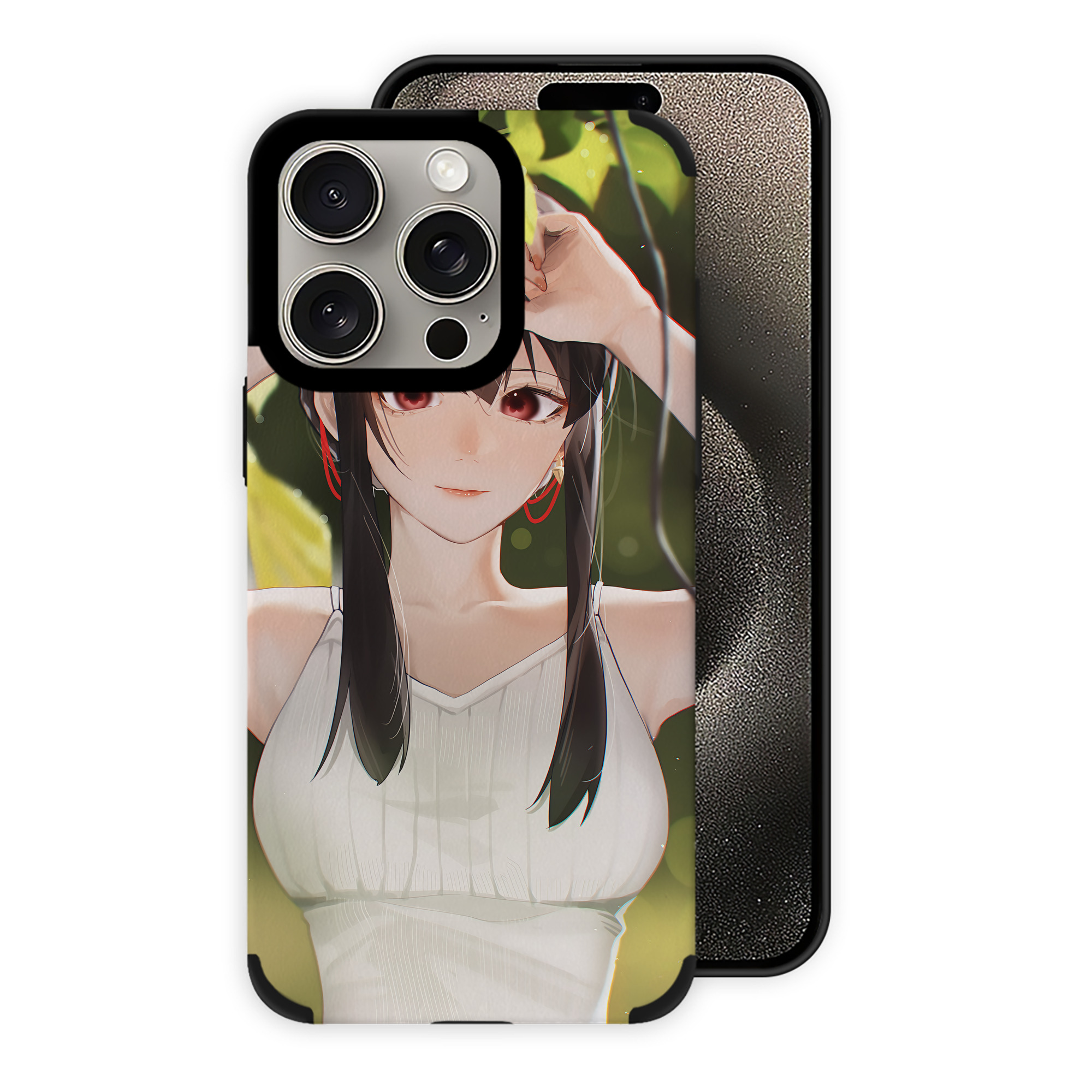 （画像用） SPY×FAMILY间谍家家酒 【iPhone15ProMax対応】 PUレザー スマホケース 耐衝撃＆黄変防止