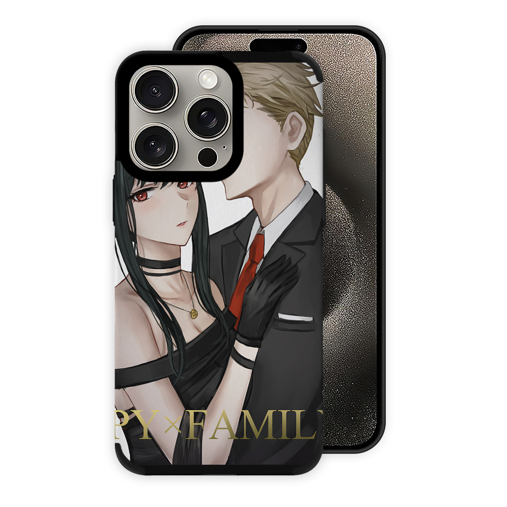 （画像用） SPY×FAMILY间谍家家酒 【iPhone15ProMax対応】 PUレザー スマホケース 耐衝撃＆黄変防止