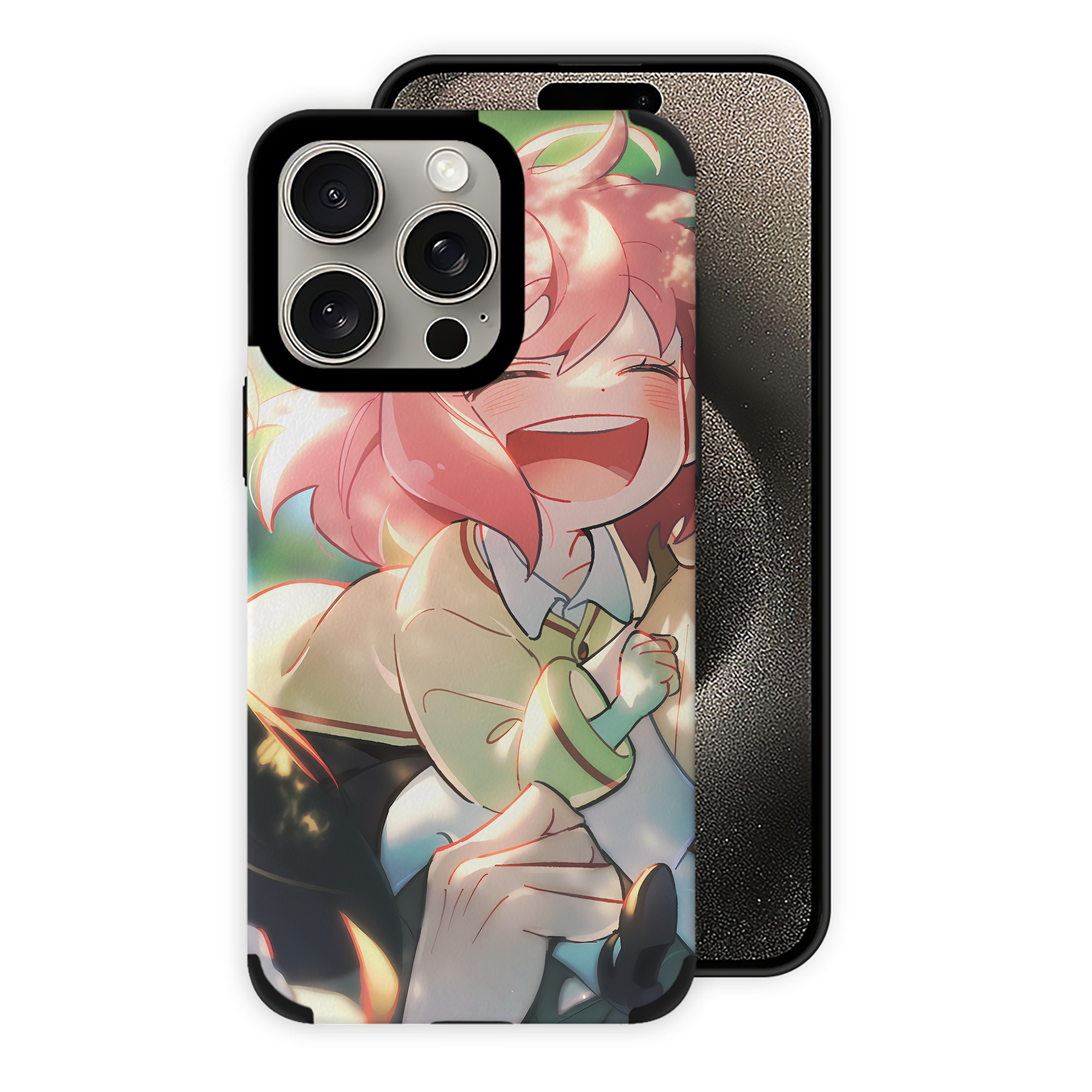 （画像用） SPY×FAMILY间谍家家酒 【iPhone15ProMax対応】 PUレザー スマホケース 耐衝撃＆黄変防止
