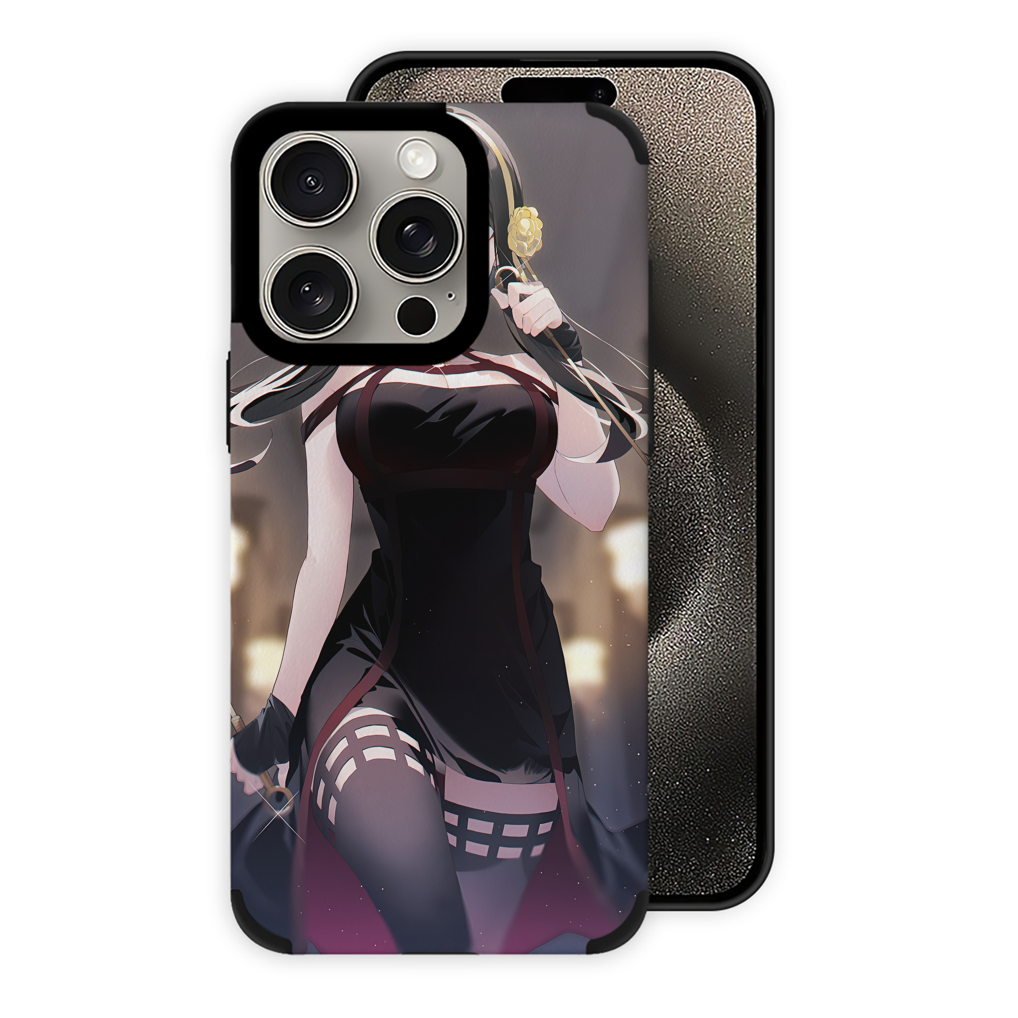 （画像用） SPY×FAMILY间谍家家酒 【iPhone15ProMax対応】 PUレザー スマホケース 耐衝撃＆黄変防止